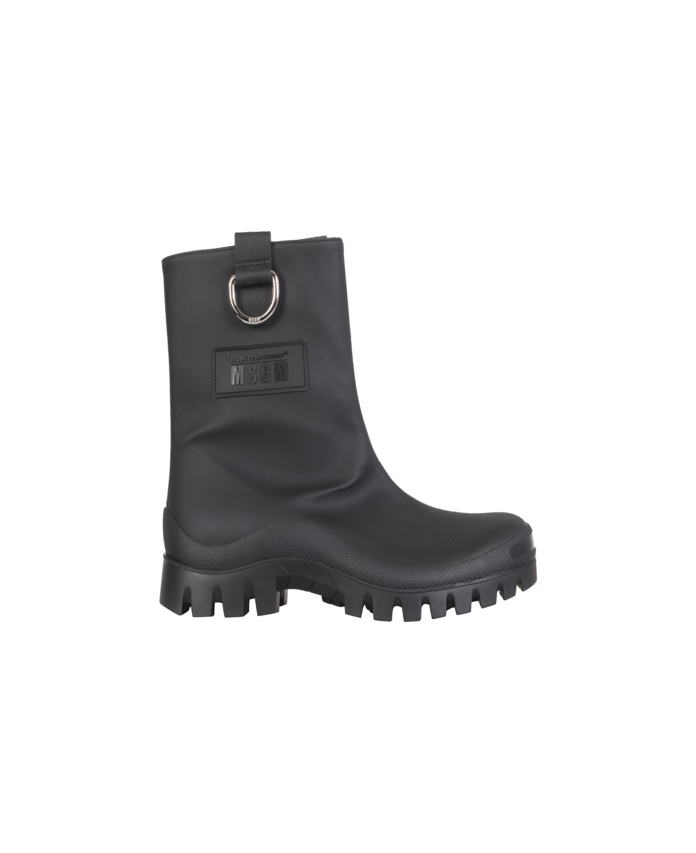 MSGM Rain Boots - BLACK