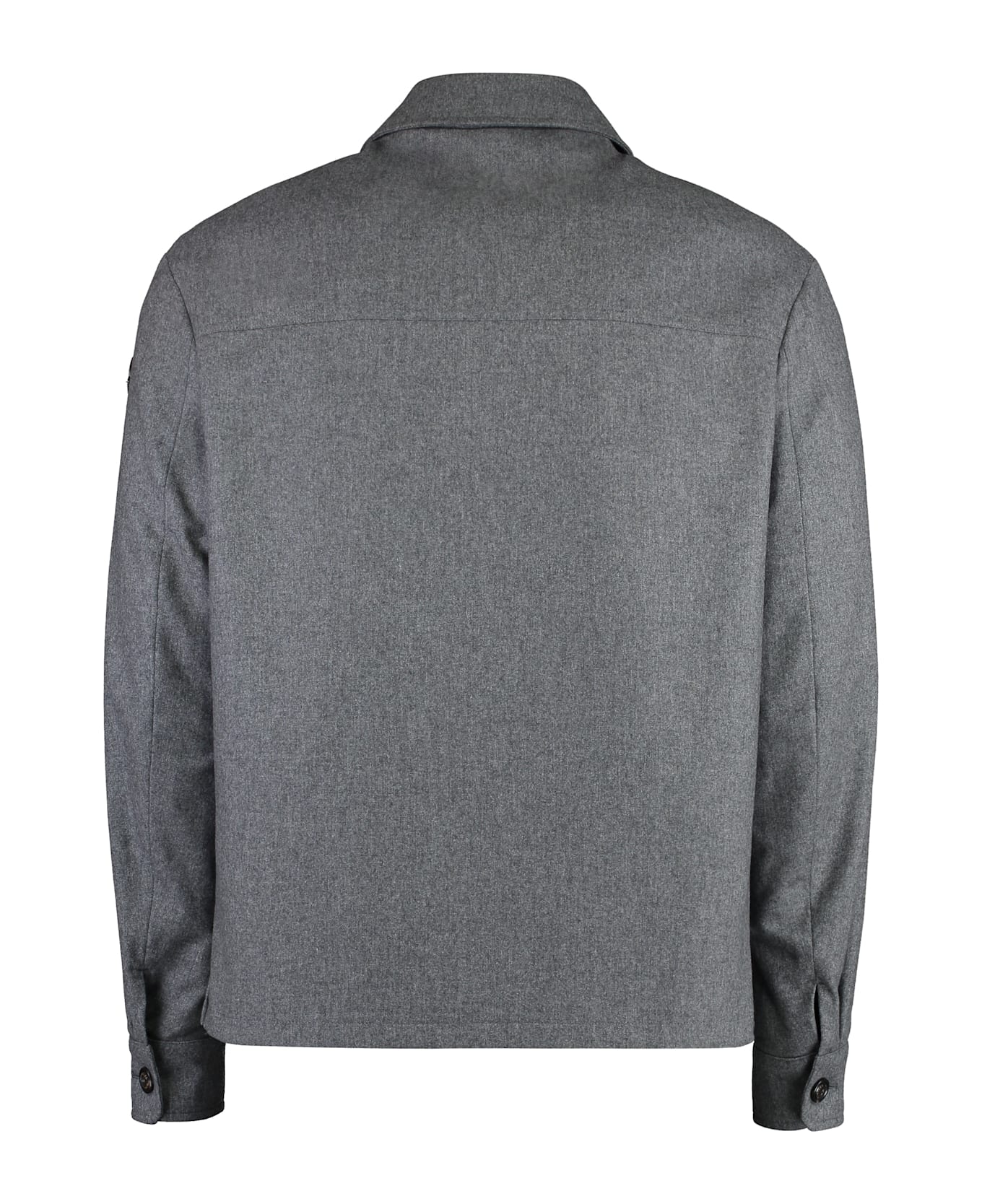 Moncler Cashmere Blend Overshirt - grey シャツ