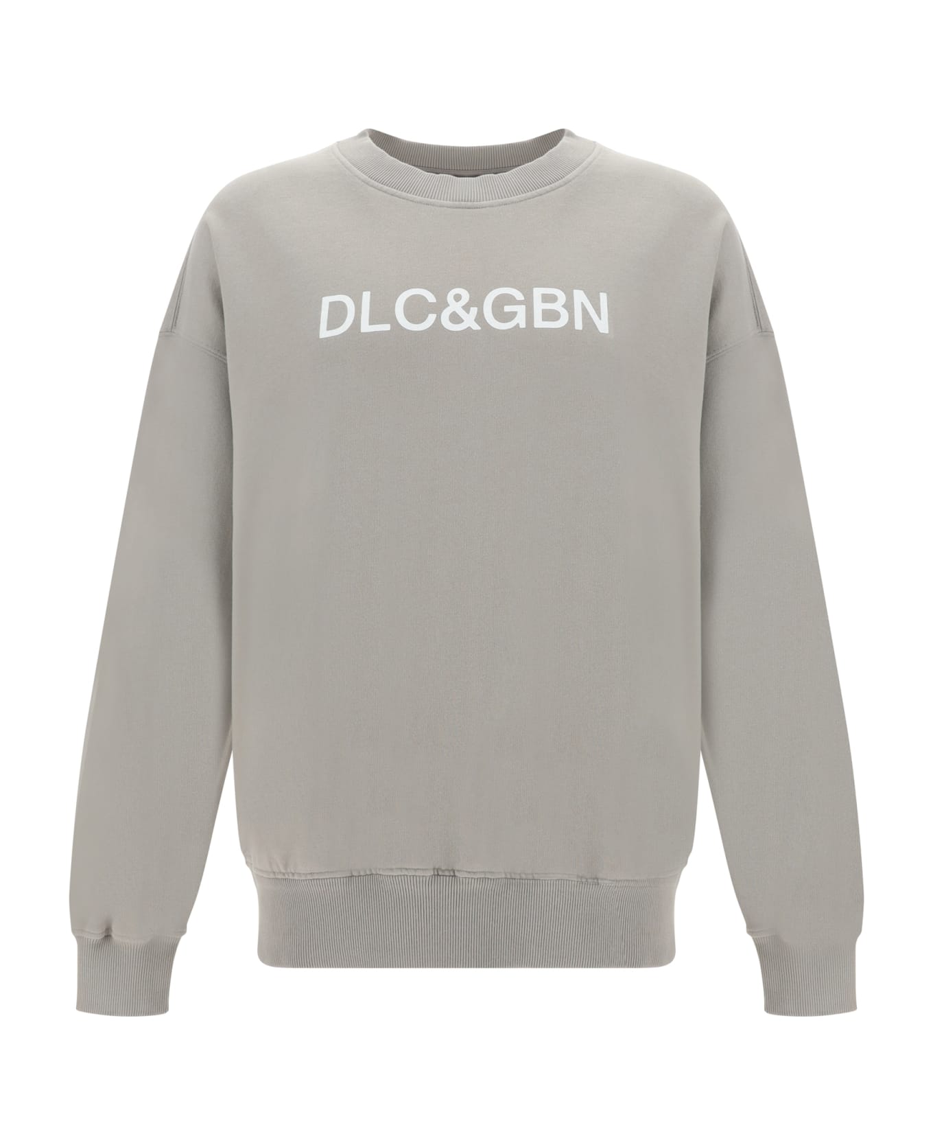 Dolce & Gabbana Logo Print Sweatshirt - Grigio Chiaro フリース