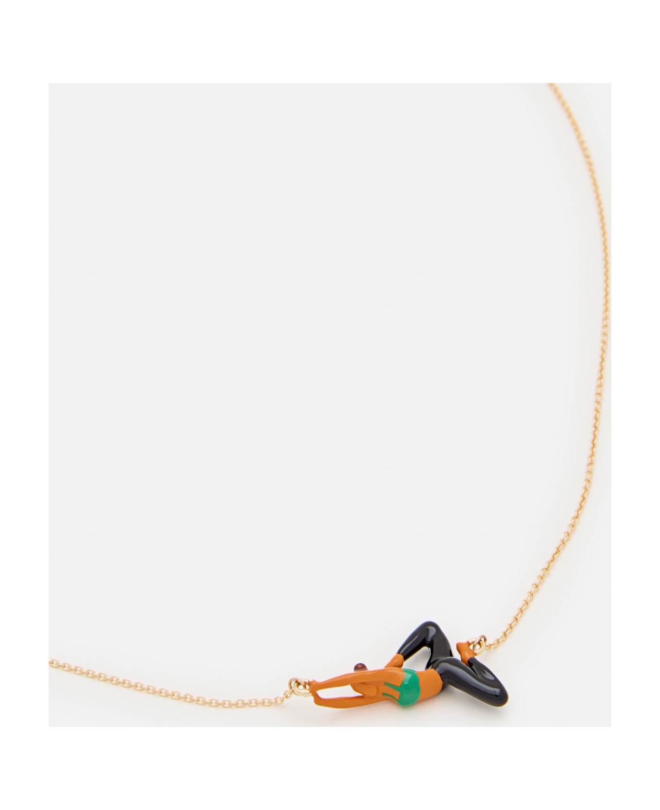 Aliita 9k Gold Yoga Necklace - MultiColour