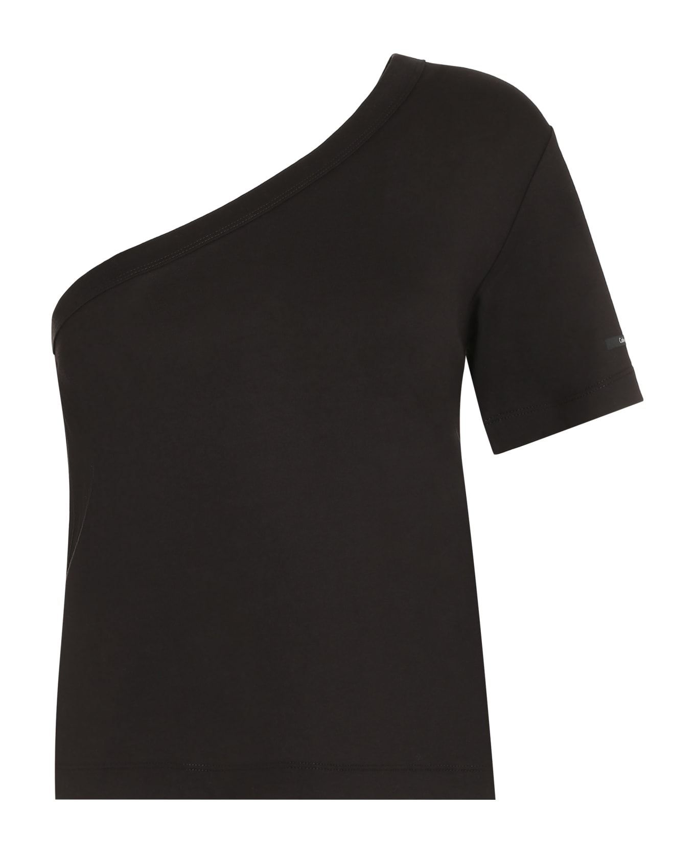 Calvin Klein One-shoulder Top - black Tシャツ