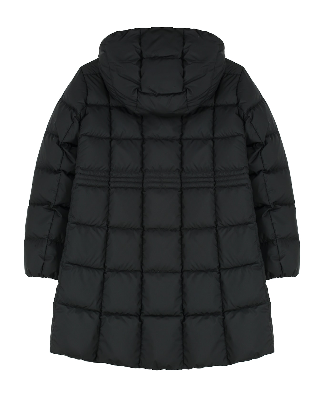 Moncler Arina Hooded Down Jacket - black