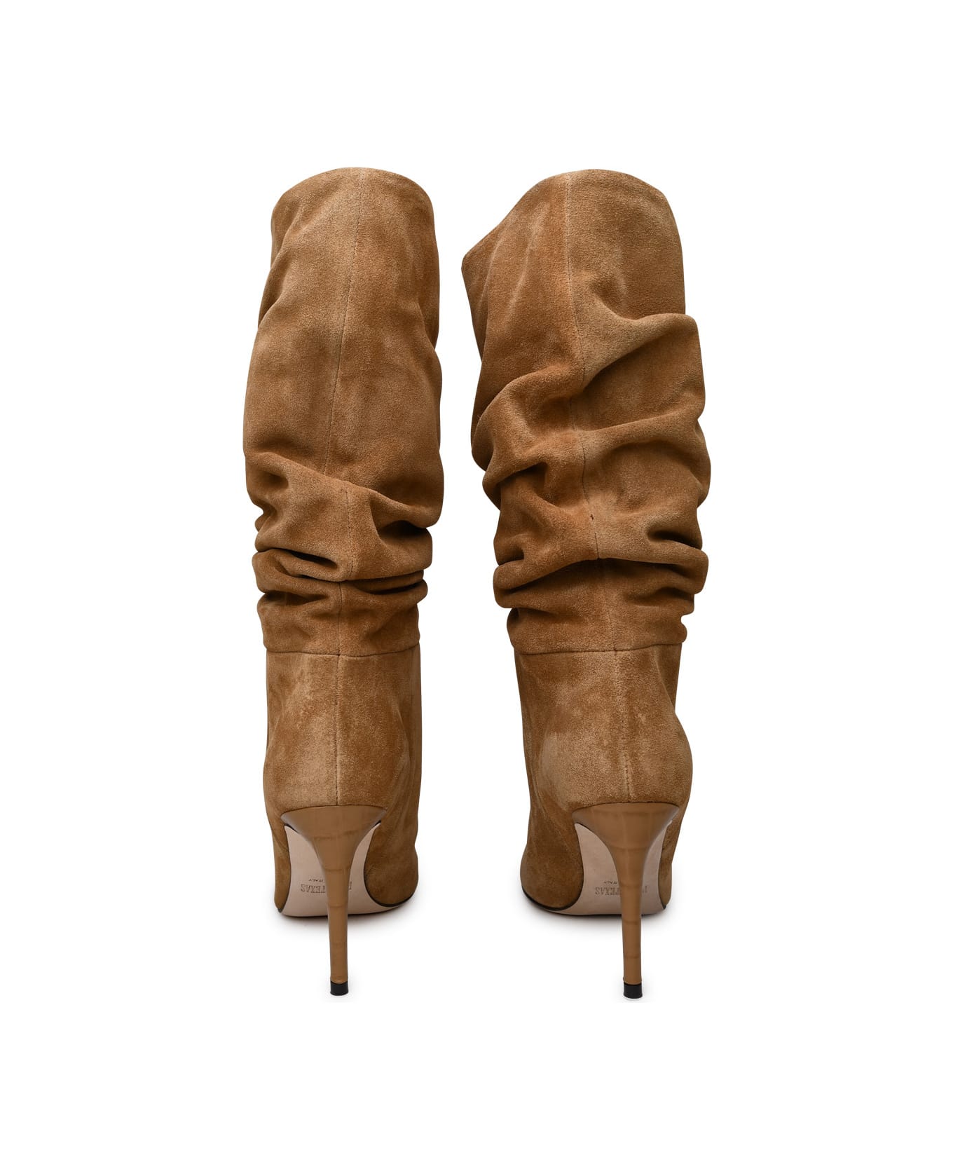 Paris Texas Camel Velour Slouchy Boots - CARAMEL