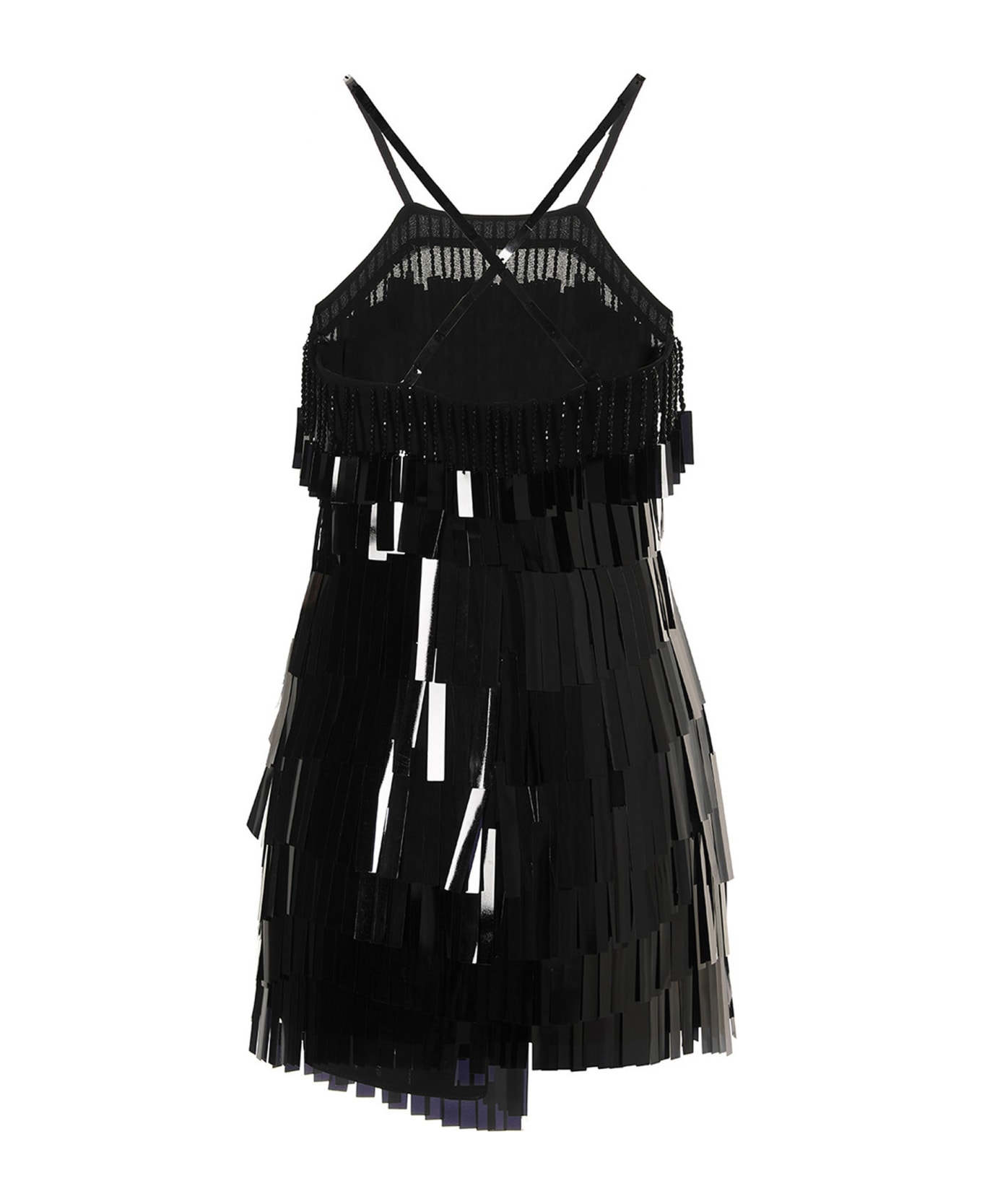 The Attico Sequin Dress - Black  