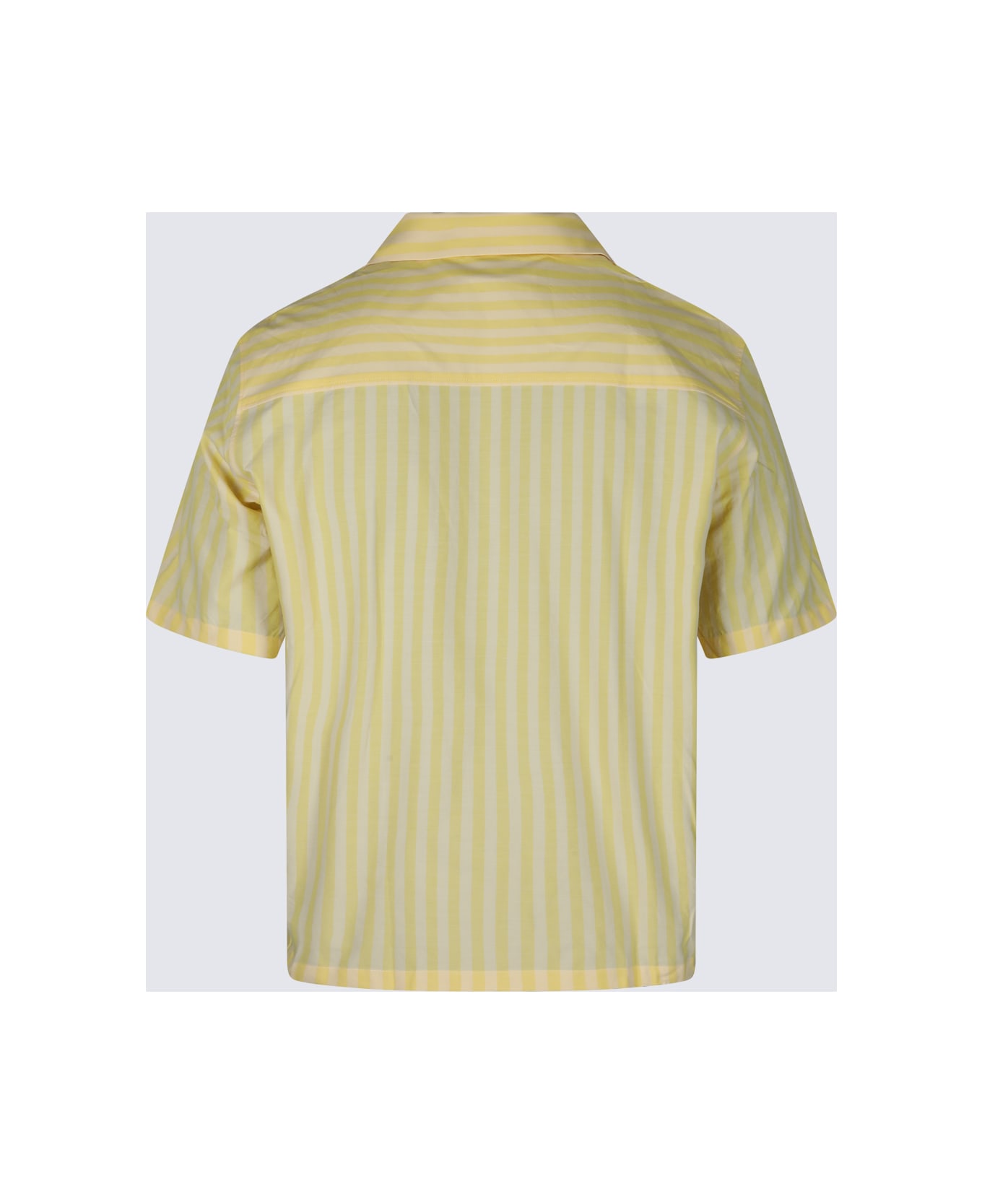 Maison Kitsuné Light Yellow Shirt - S720 LIGHT YELLOW STRIPES