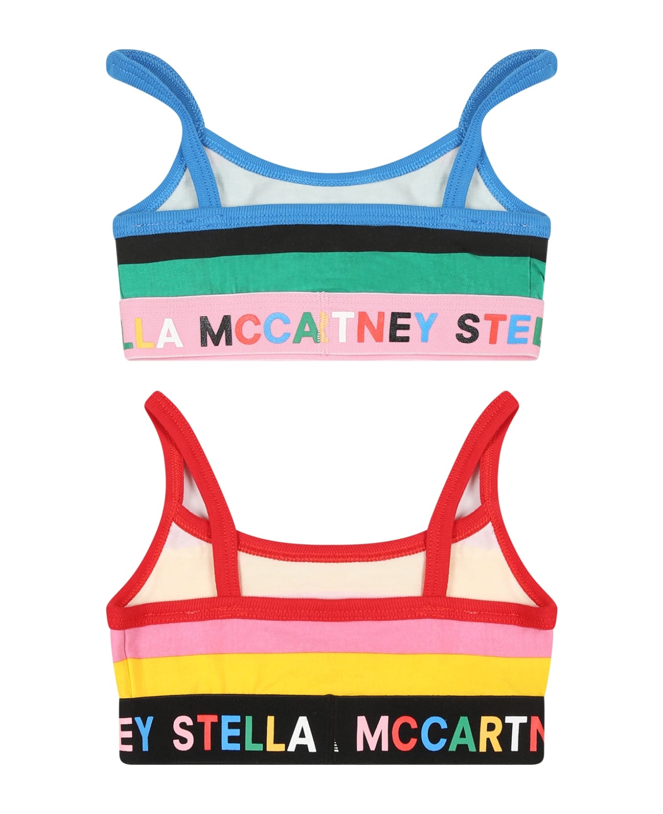 Stella McCartney Kids Multicolor Bra Set For Girlwith Logo - Multicolor