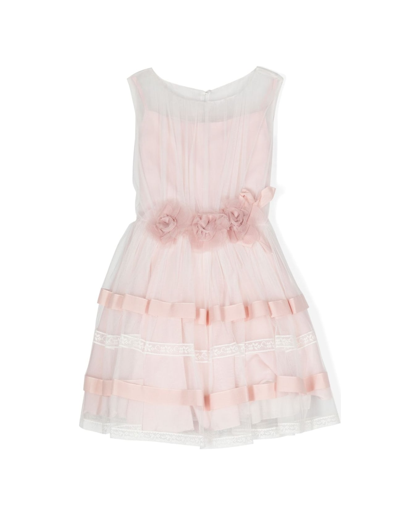 Amaya Arzuaga Elegant Sleeveless Dress - Pink