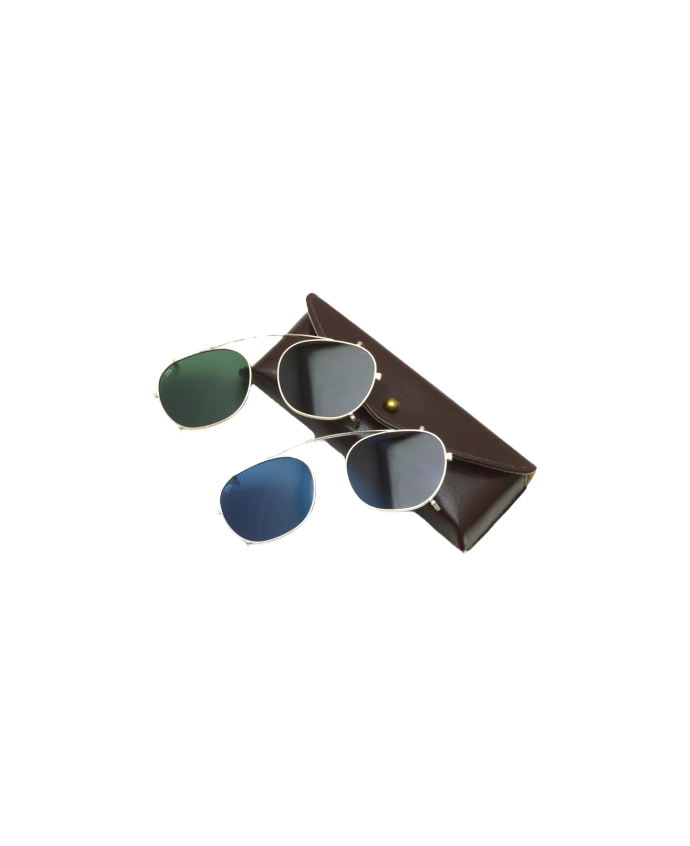 Julius Tart Optical Clip On X Ar - 46 - Gold Sunglasses