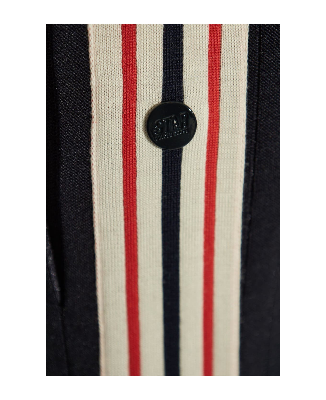 Golden Goose Pants With Side Stripes - Blue