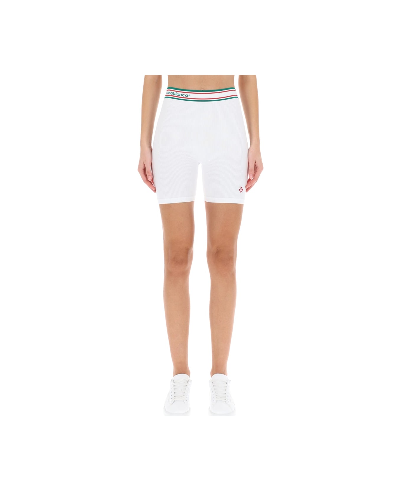 Casablanca Seamless Shorts - WHITE