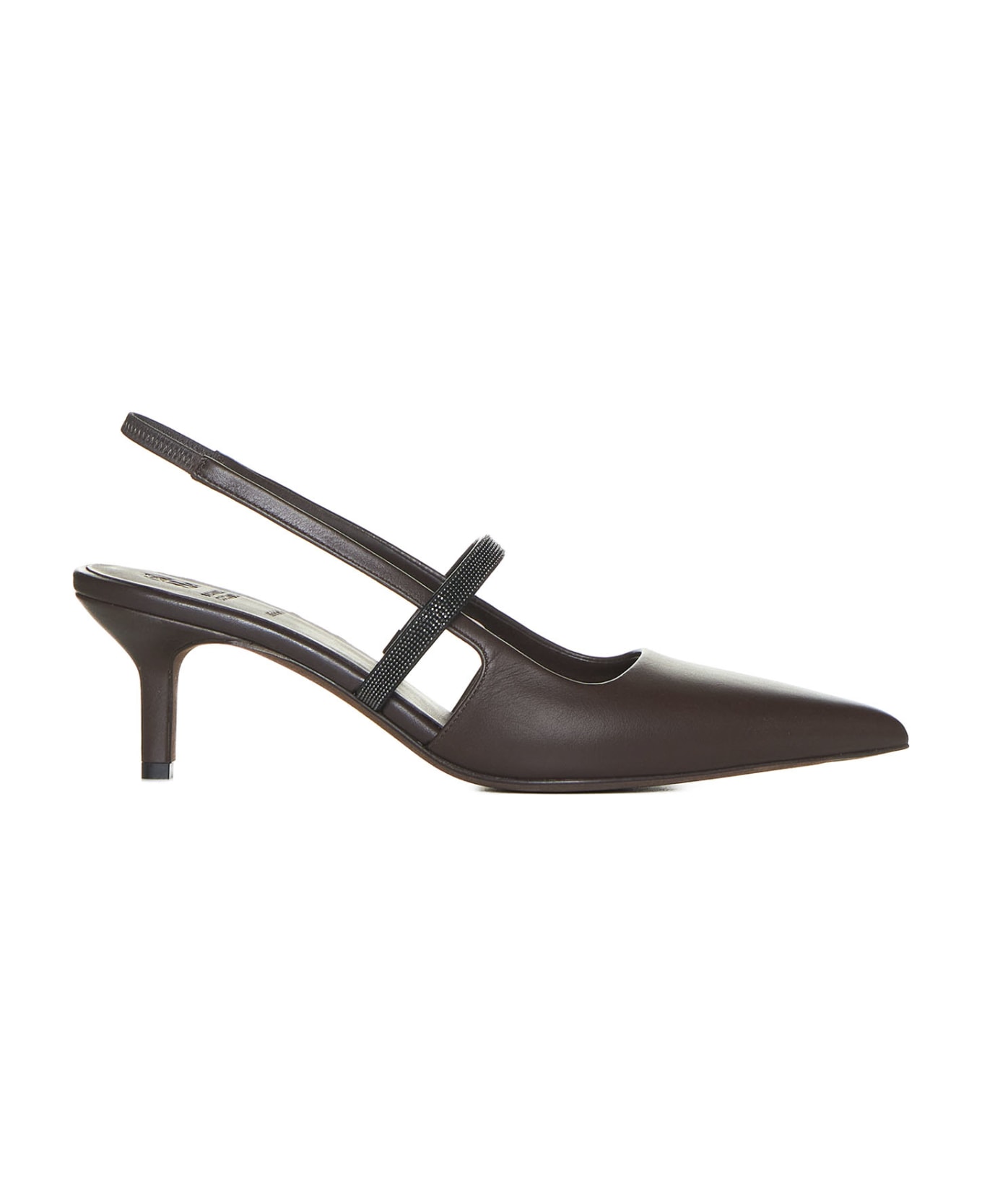 Brunello Cucinelli High-heeled Shoe - Marrone
