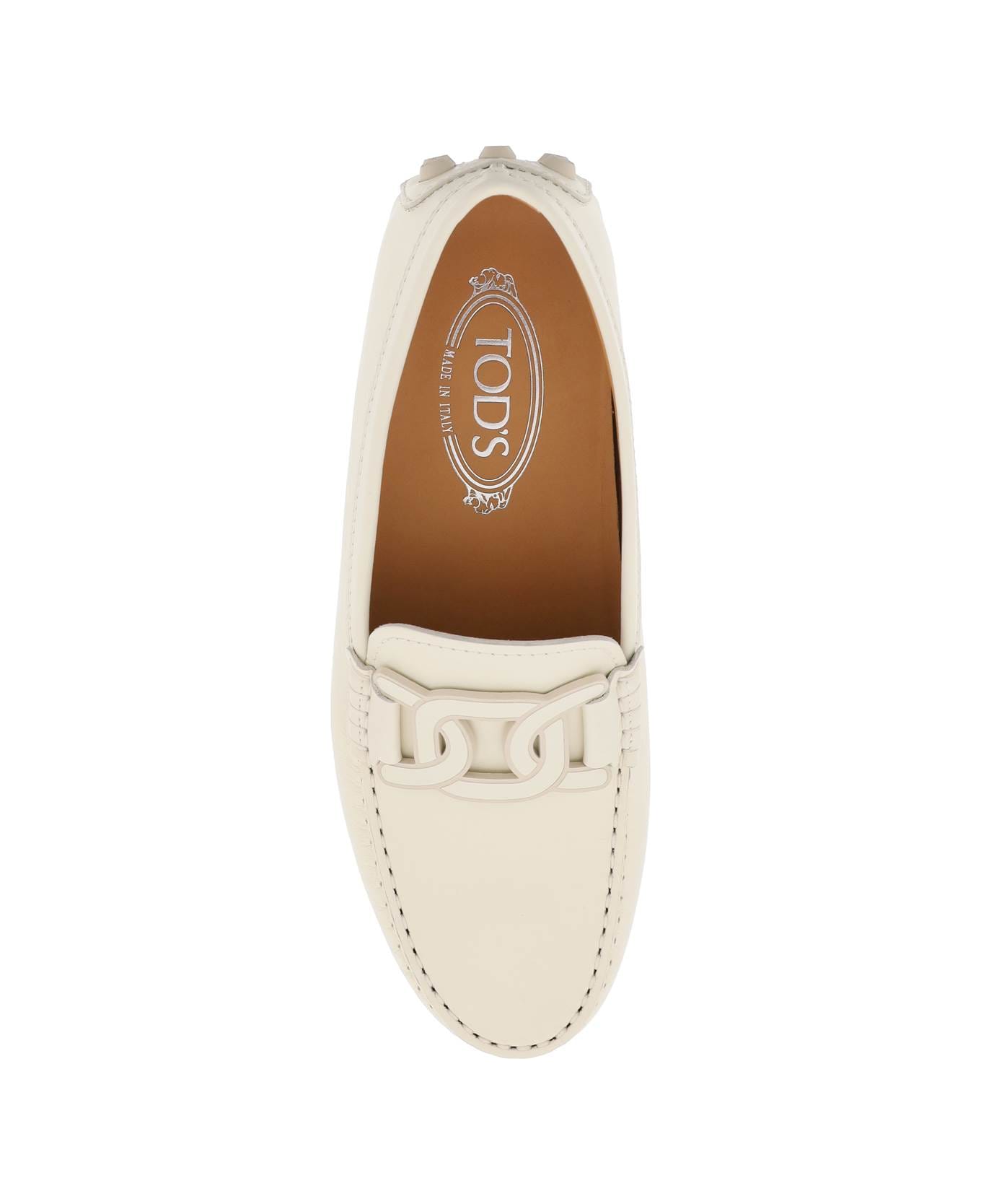 Tod's Gommino Bubble Kate Loafers - MOUSSE (White)