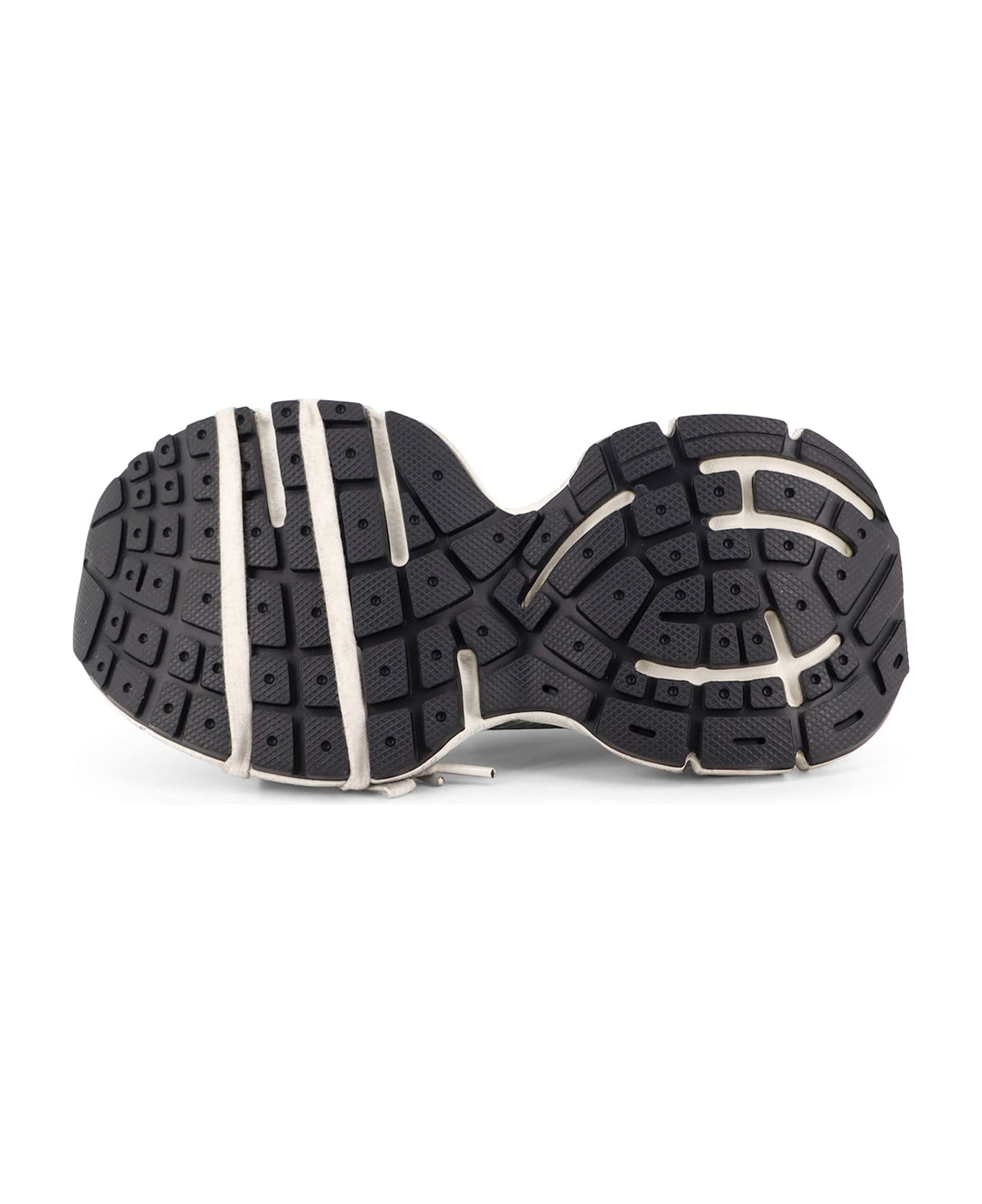 Balenciaga 3xl Gradient Mesh Sneakers With Used Effect - Grey