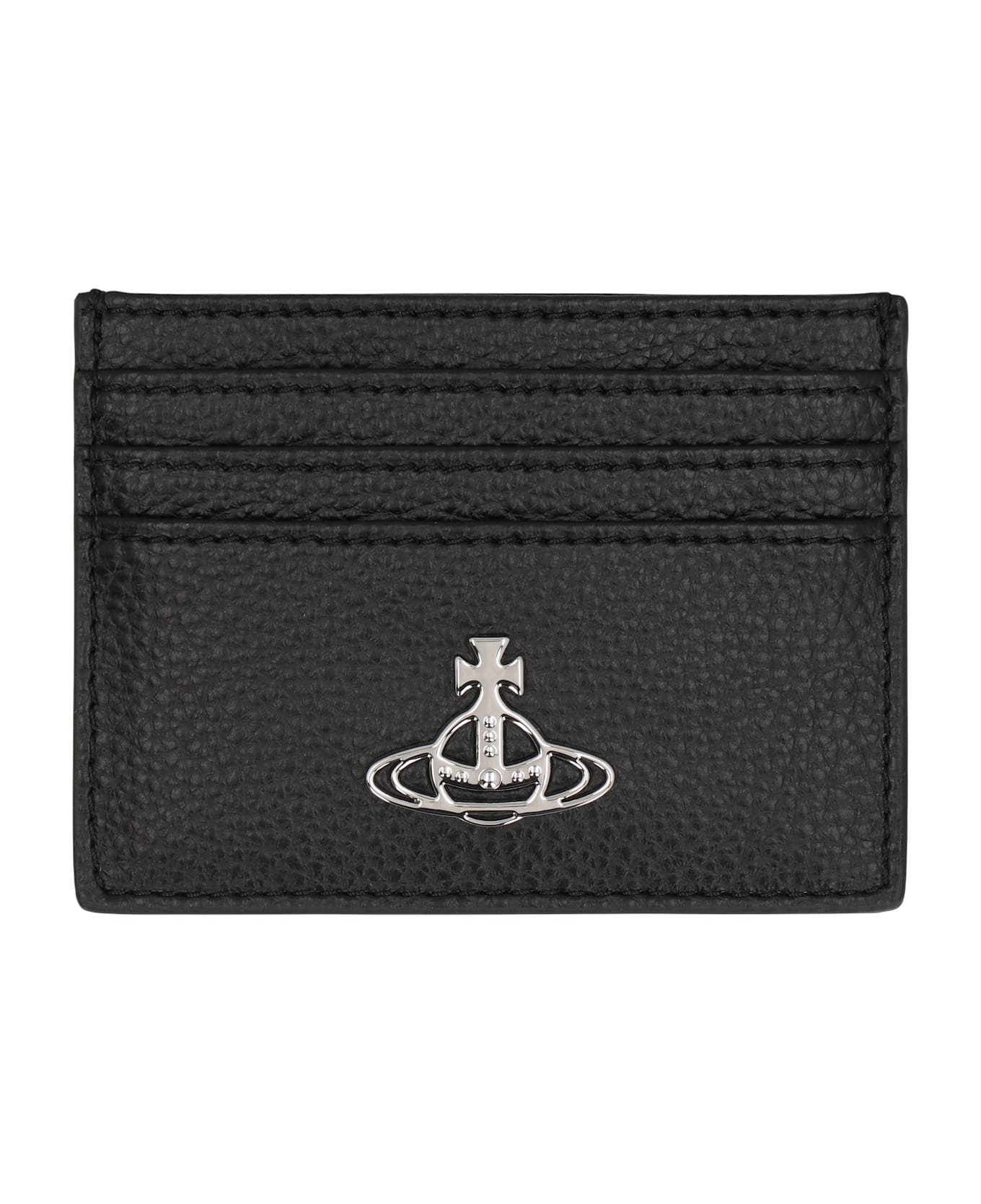 Vivienne Westwood Flat Cardholder In Eco Leather - black
