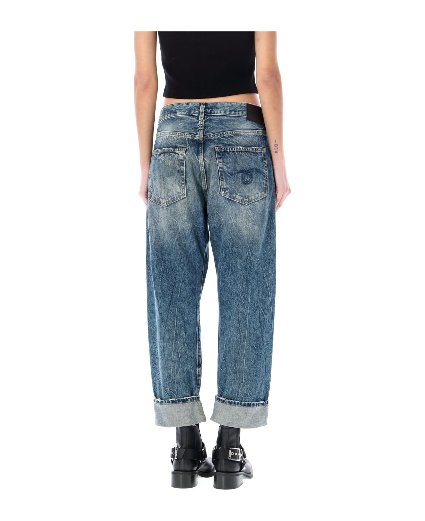 R13 Crossover Jean - KELLY BLUE
