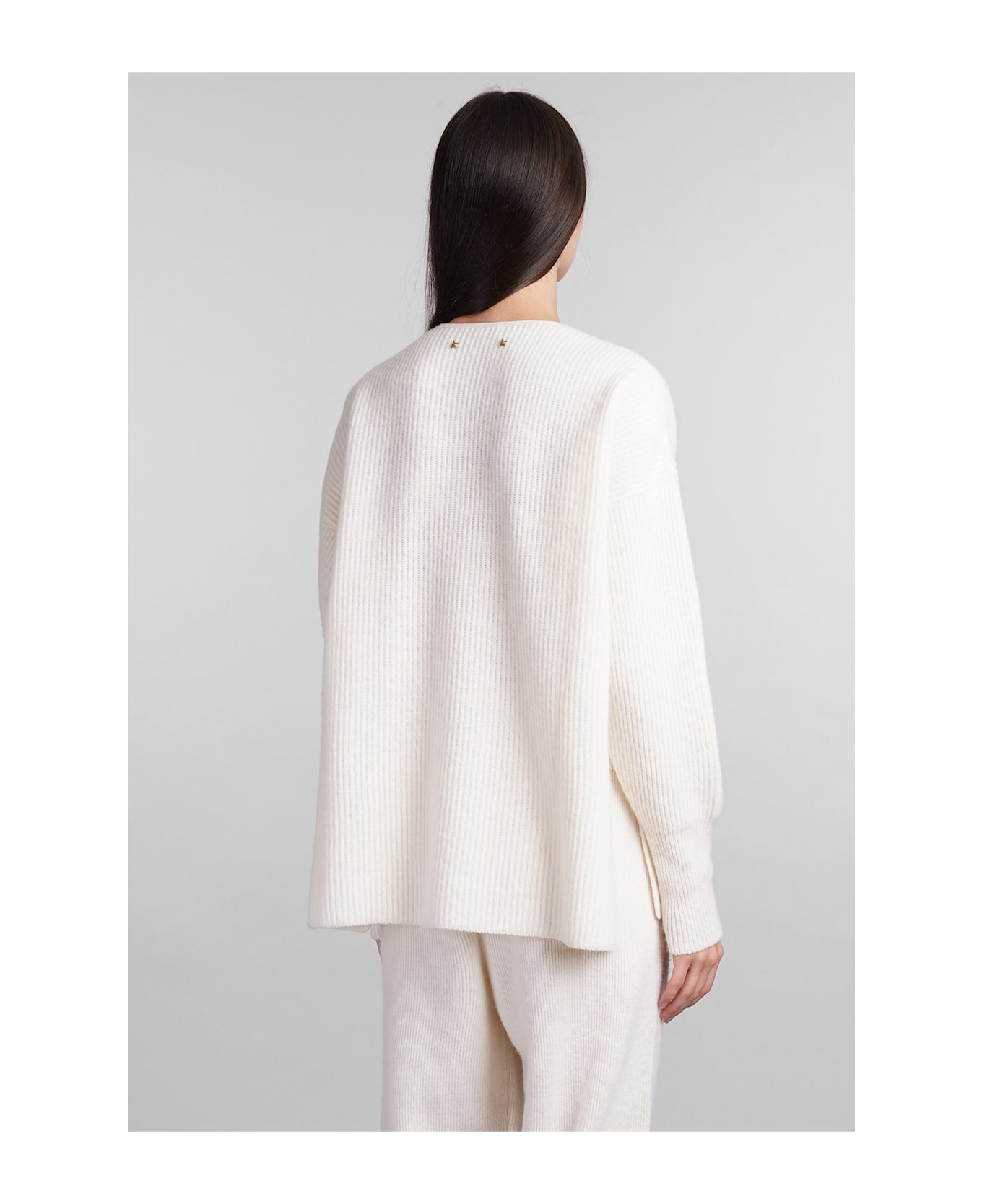 Golden Goose Knitwear In White Wool - white