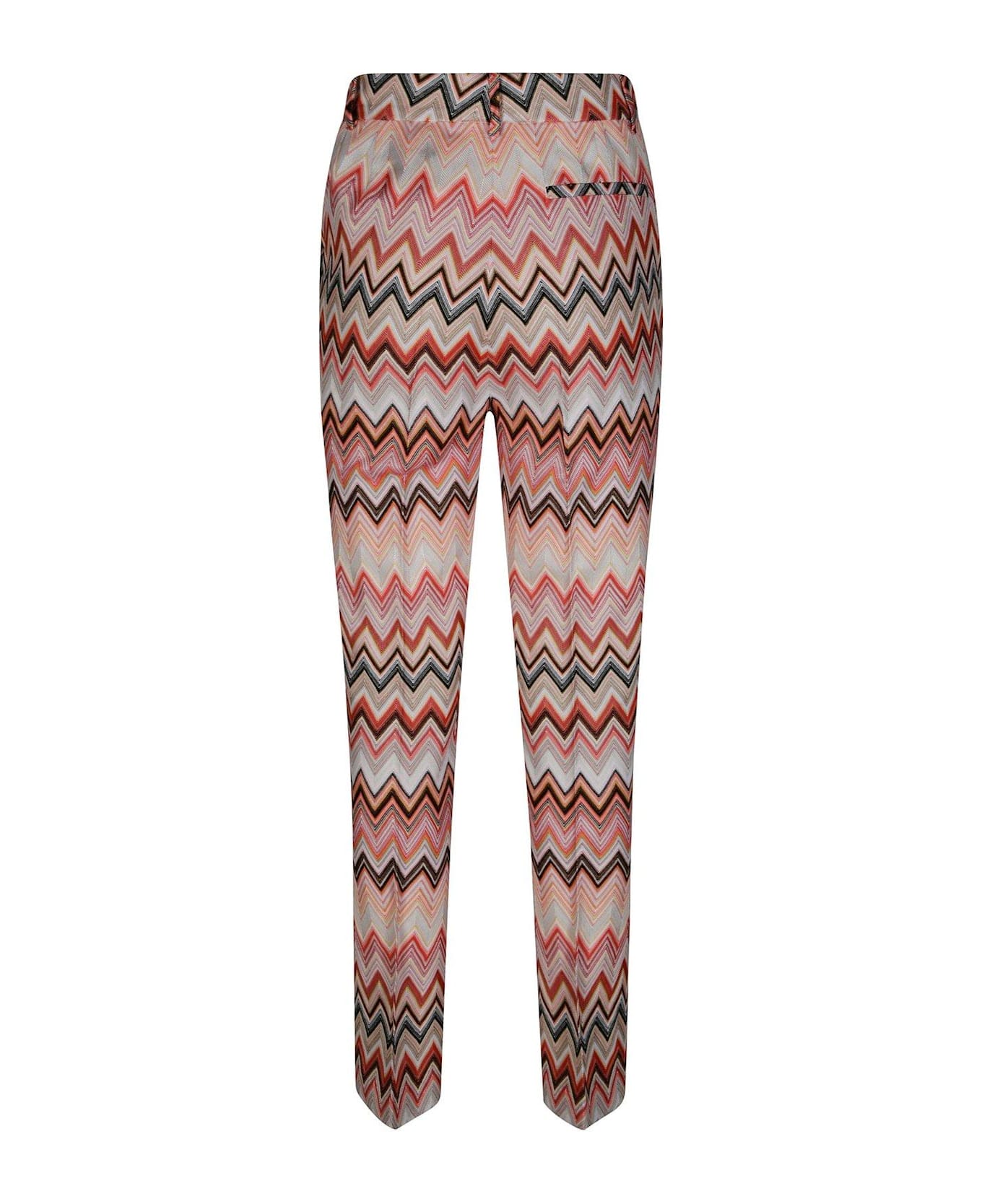 Missoni Zigzag Patterned Trousers - Arancione