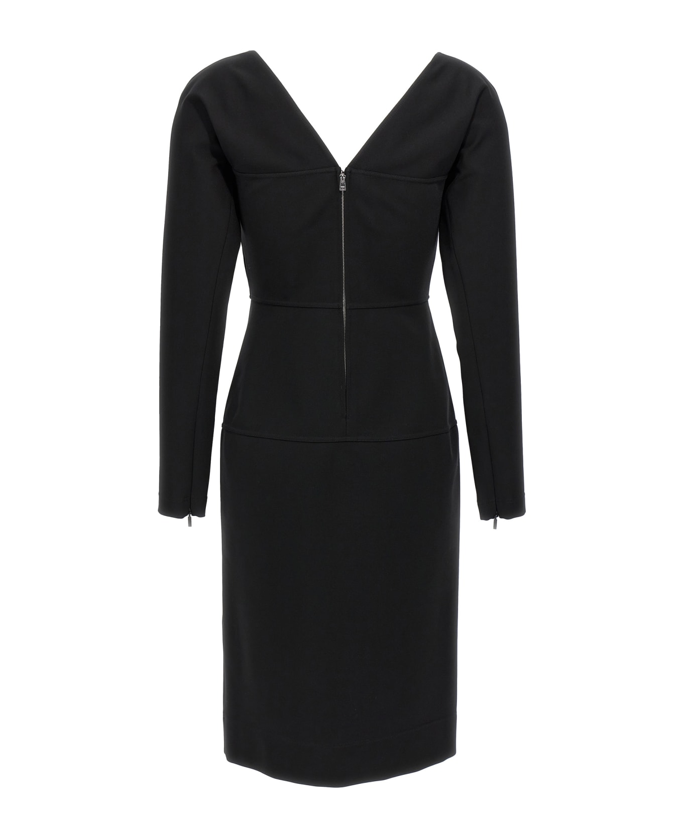 Fendi Techno Jersey Dress - Black  