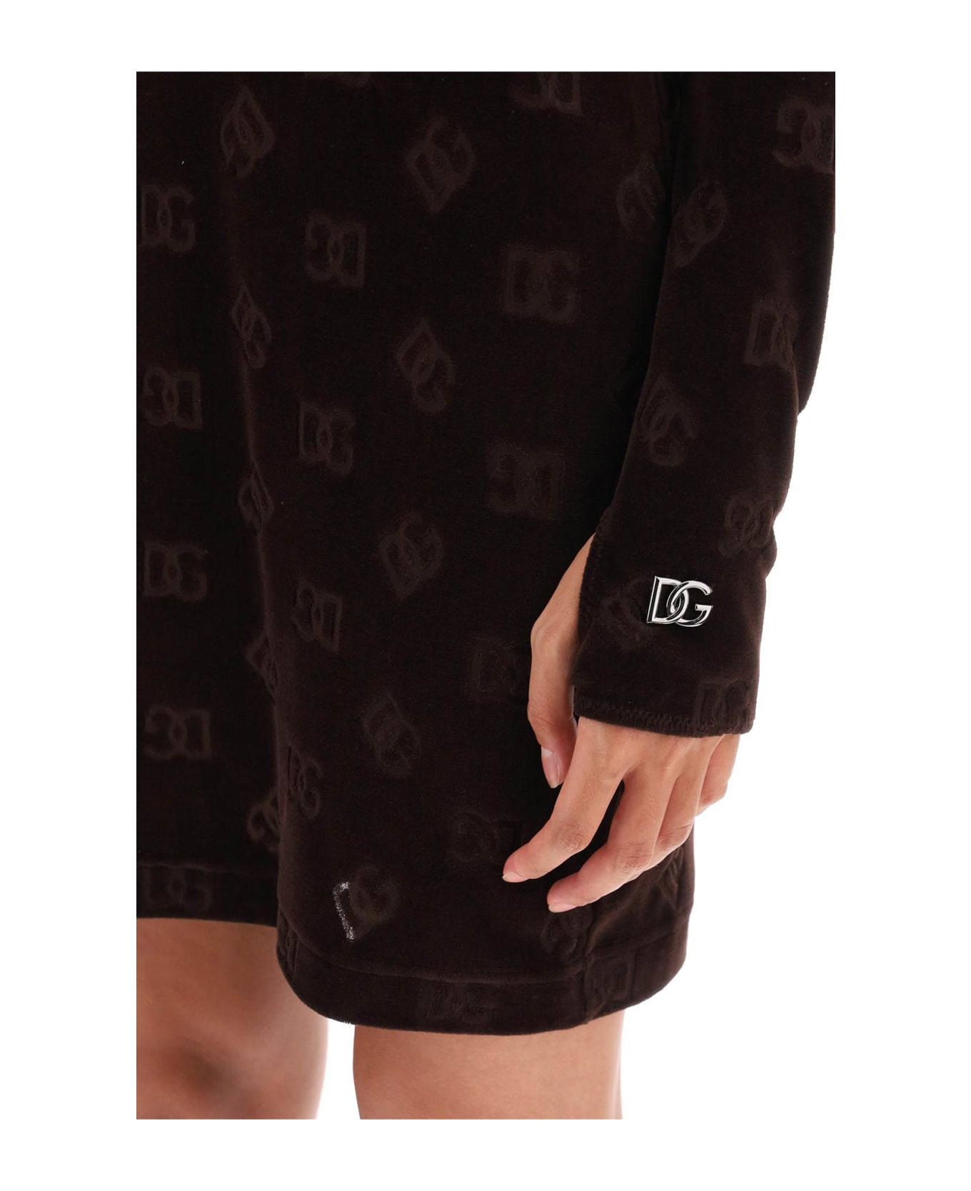 Dolce & Gabbana Chenille Mini Dress - Brown ワンピース＆ドレス