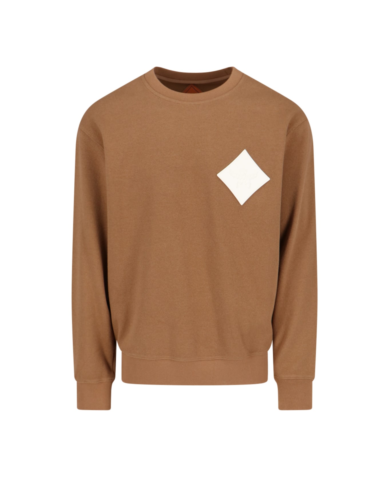 MCM Logo Crewneck Sweatshirt - BUFF