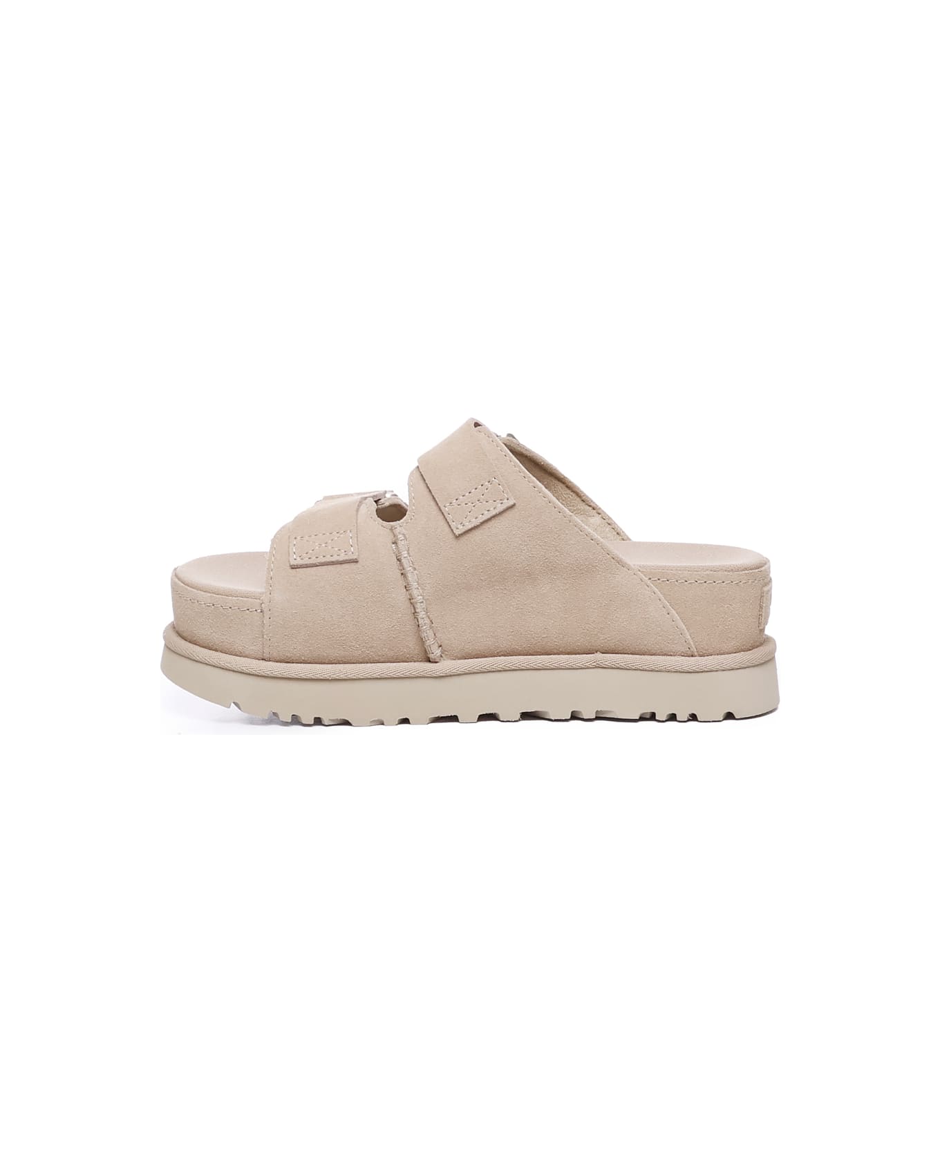 UGG Suede Sandals With Buckles - Nude サンダル