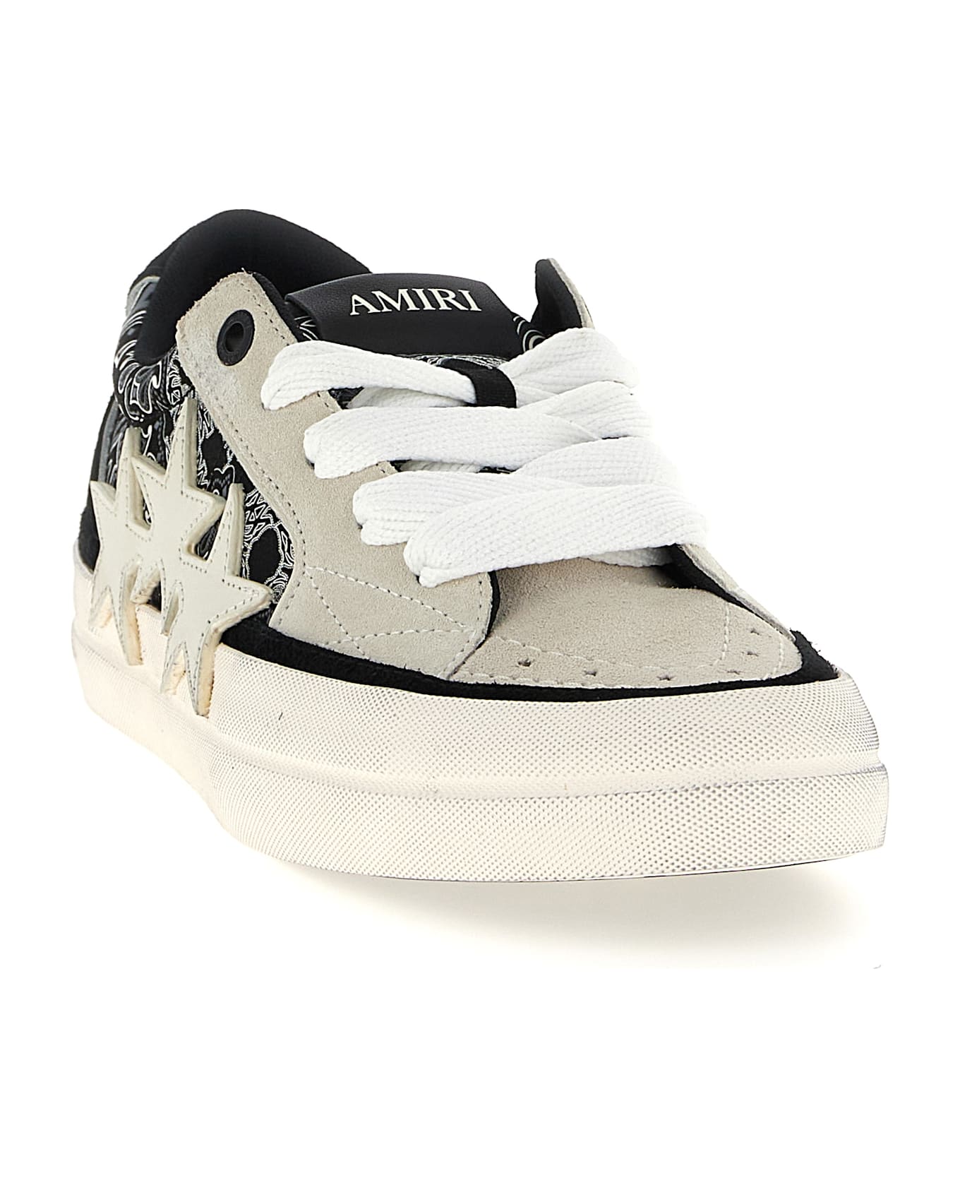 AMIRI 'bandana Sunset Skate' Sneakers - White/Black