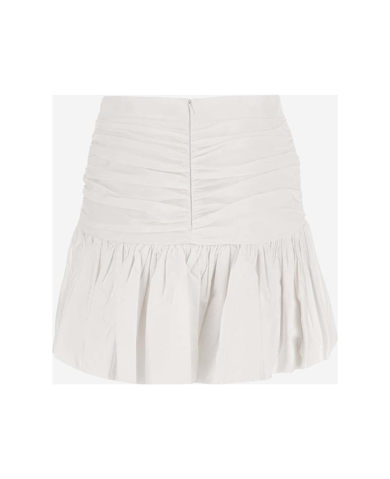 Patou Polyfaille Skirt - White スカート