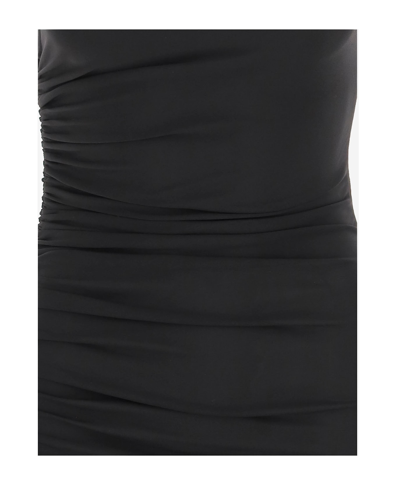 Jacquemus Square Short Dress - Black