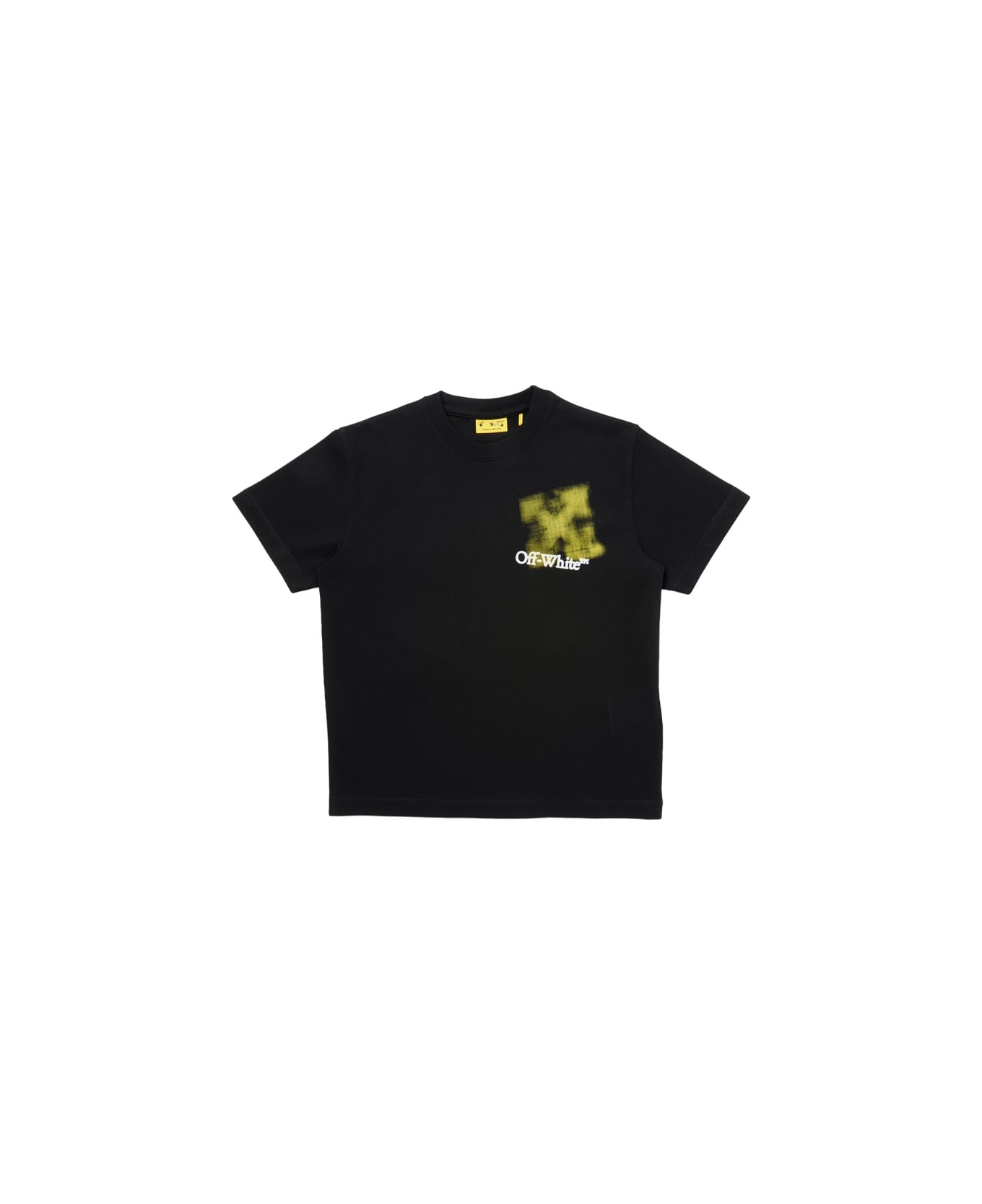 Off-White "graffiti" Logo T-shirt - BLACK