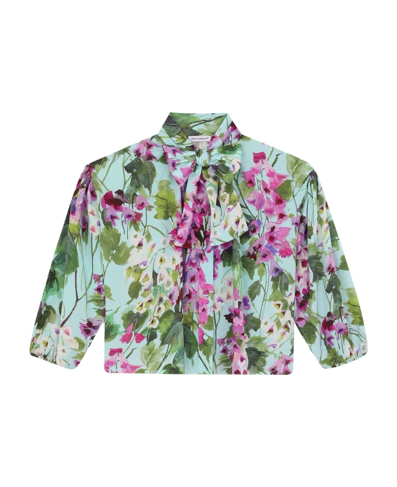 Dolce & Gabbana Girl Floral Shirt - Fantasia