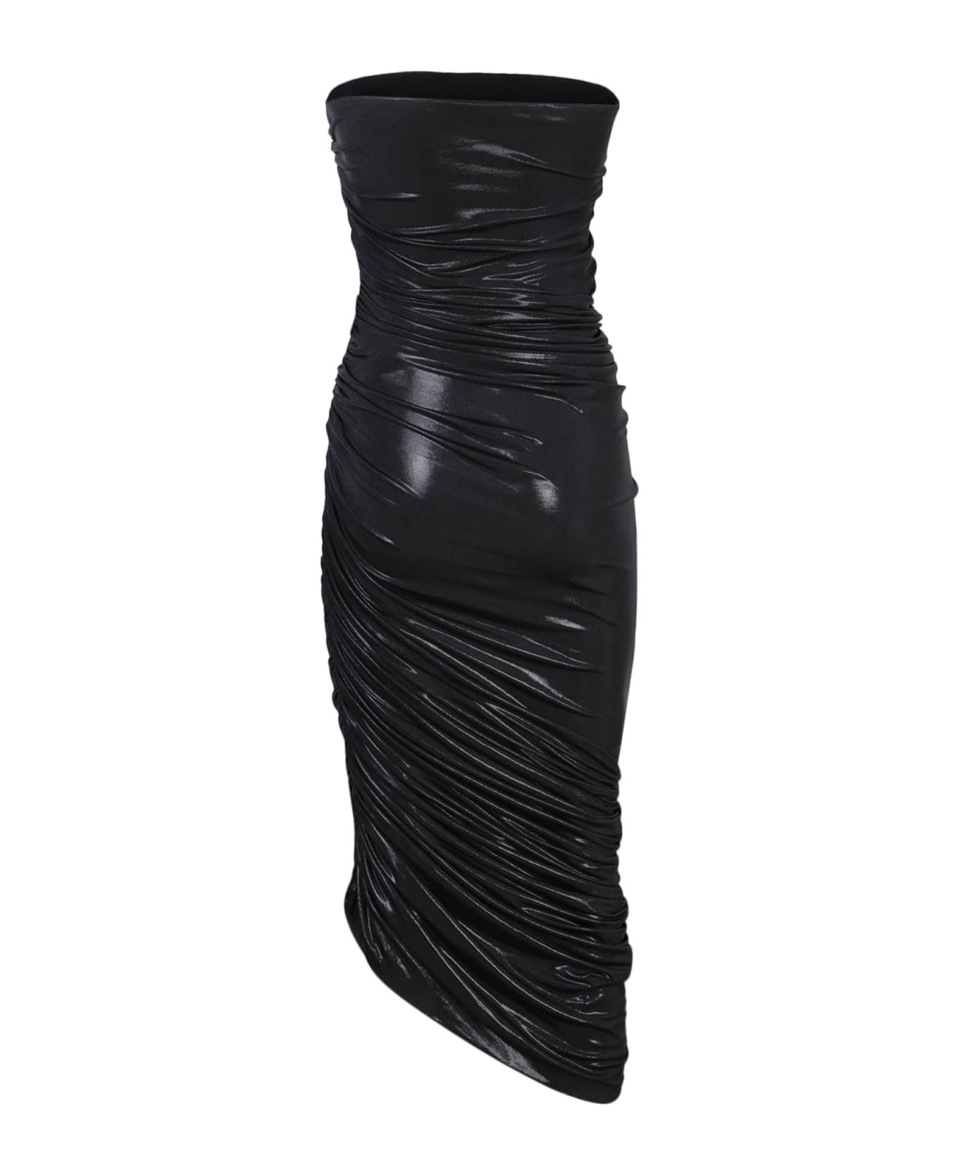 Norma Kamali Diana Gown Black Dress - Black