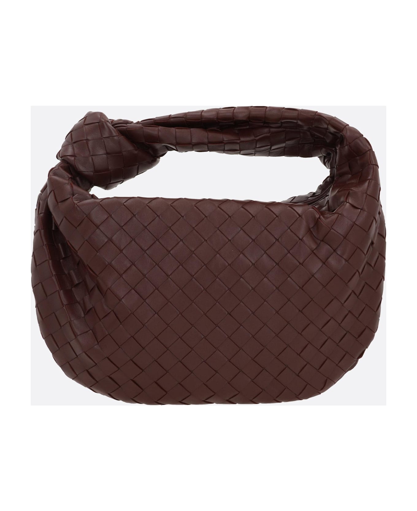 Bottega Veneta Jodie Teen Handbag In Intrecciato Nappa - BROWN