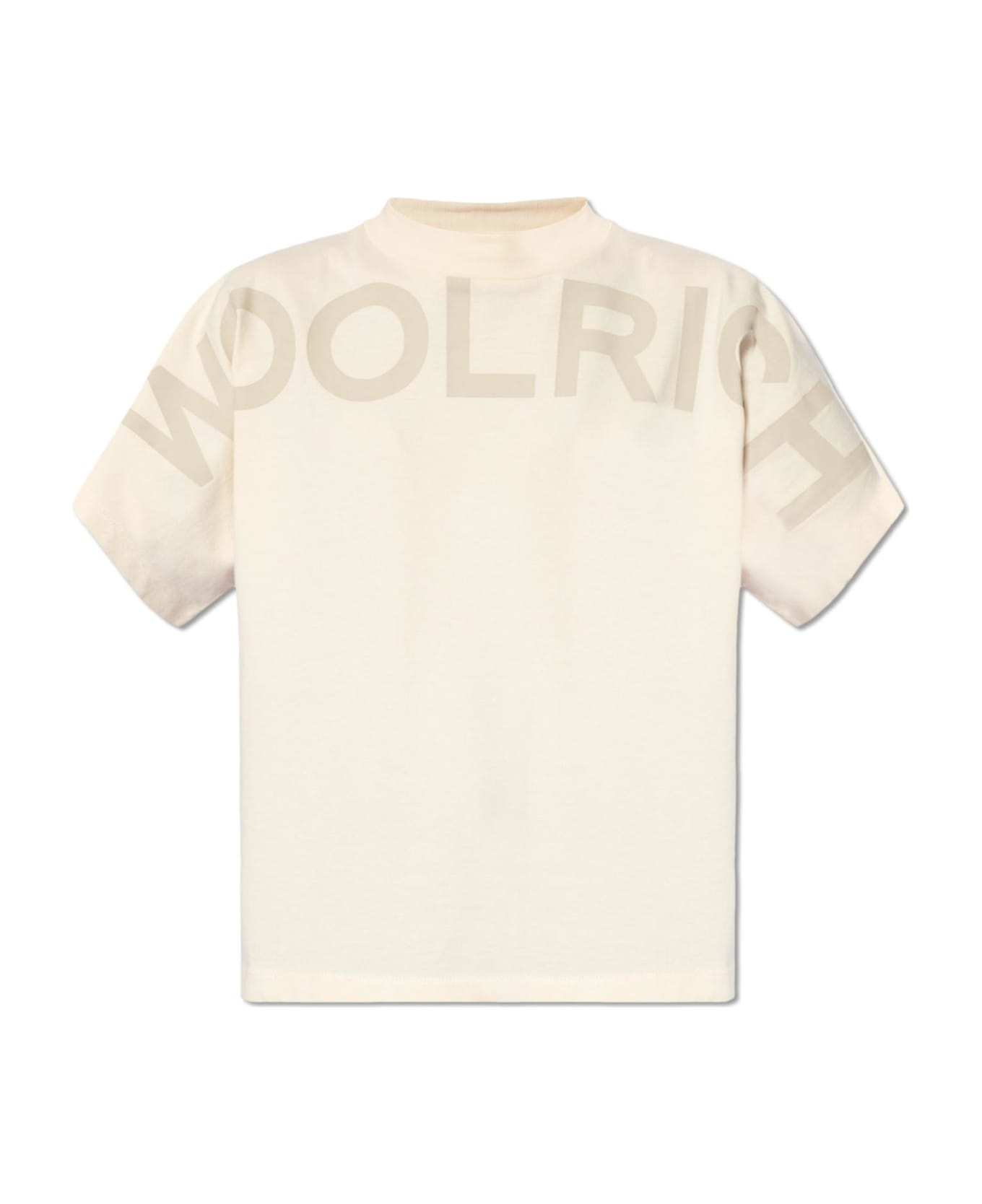 Woolrich Cotton T-shirt With Logo - White Tシャツ