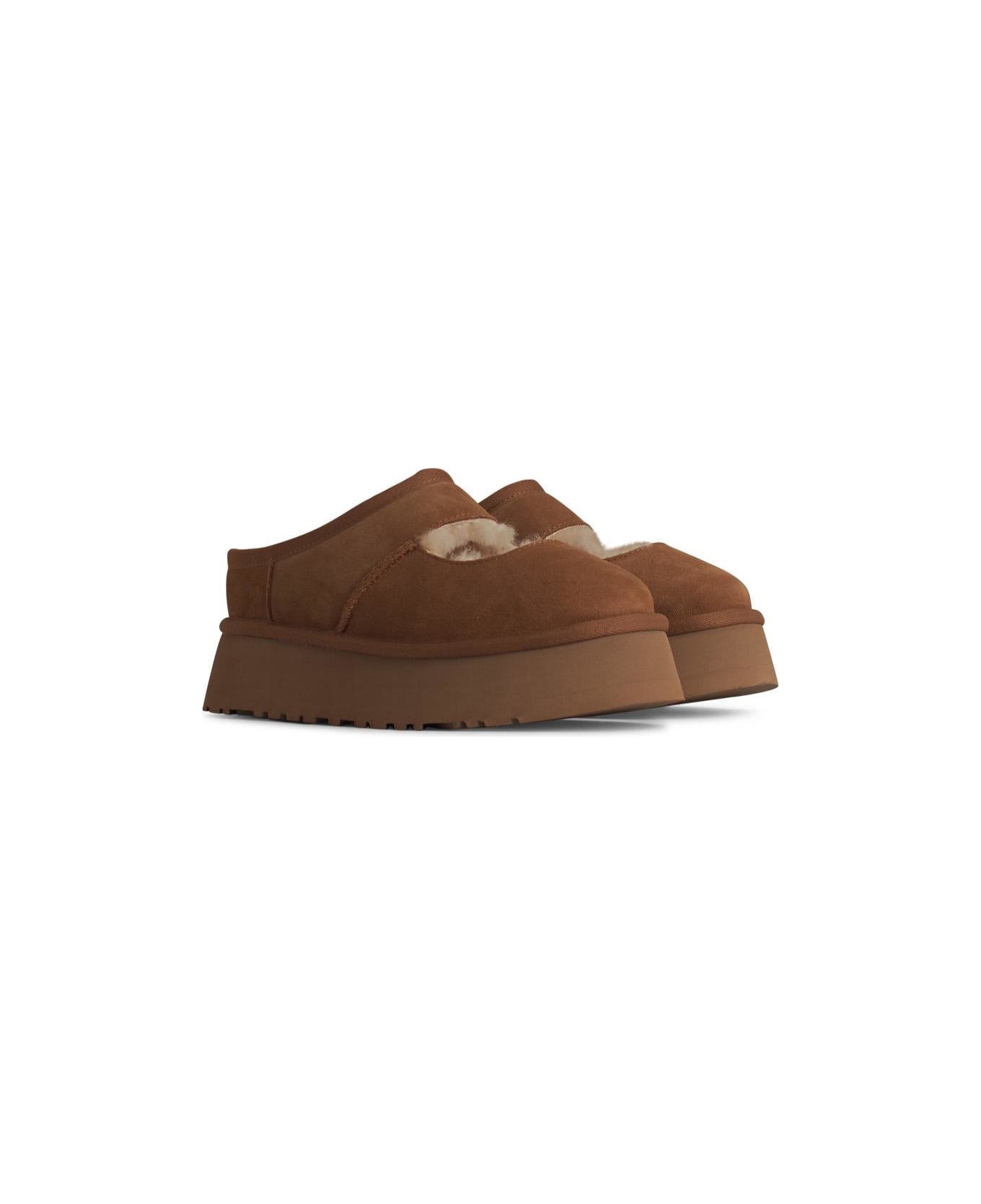 UGG 
bea Mary
 Beige Suede Slippers - Beige