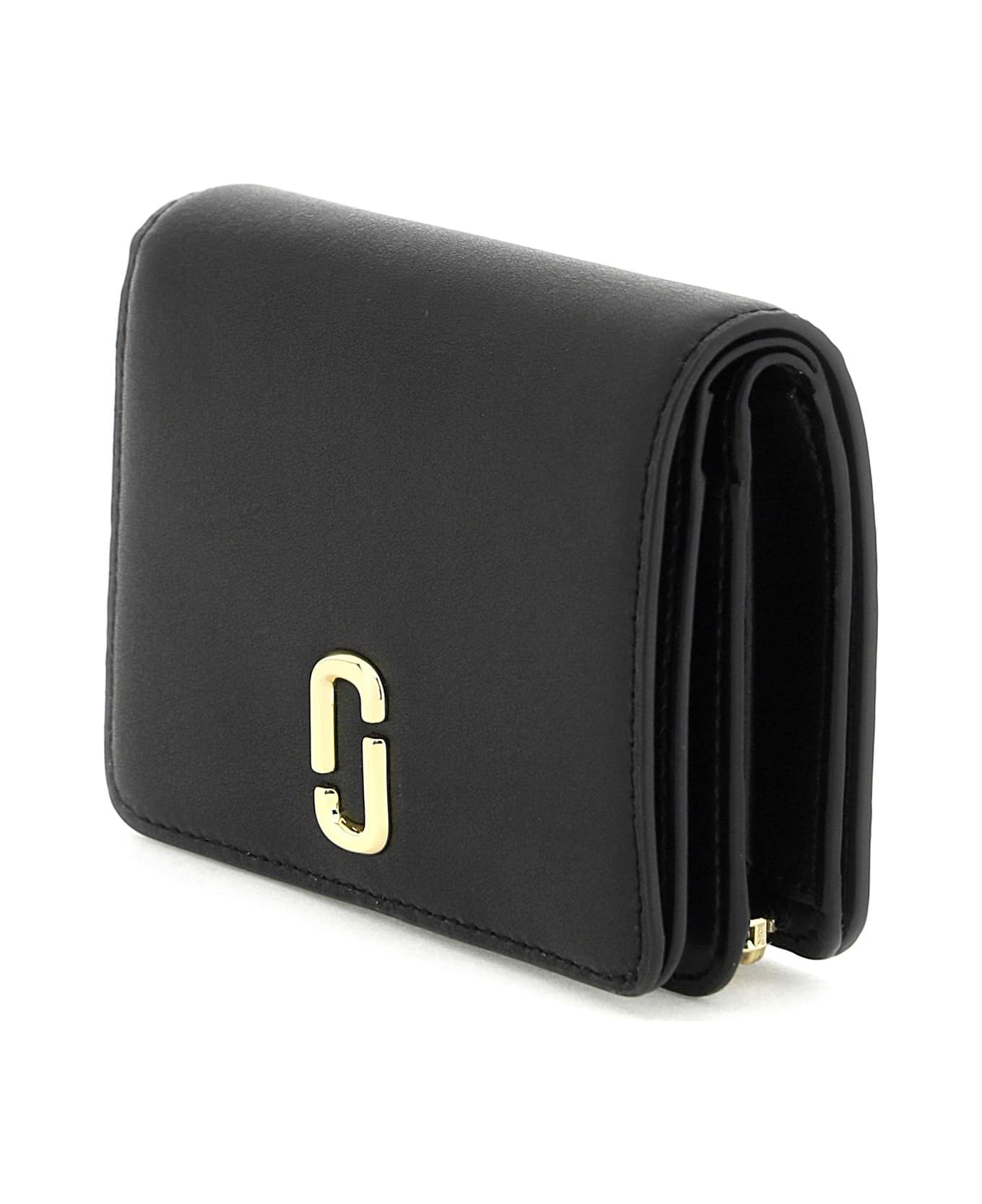 Marc Jacobs The J Marc Mini Compact Wallet - BLACK (Black) 財布