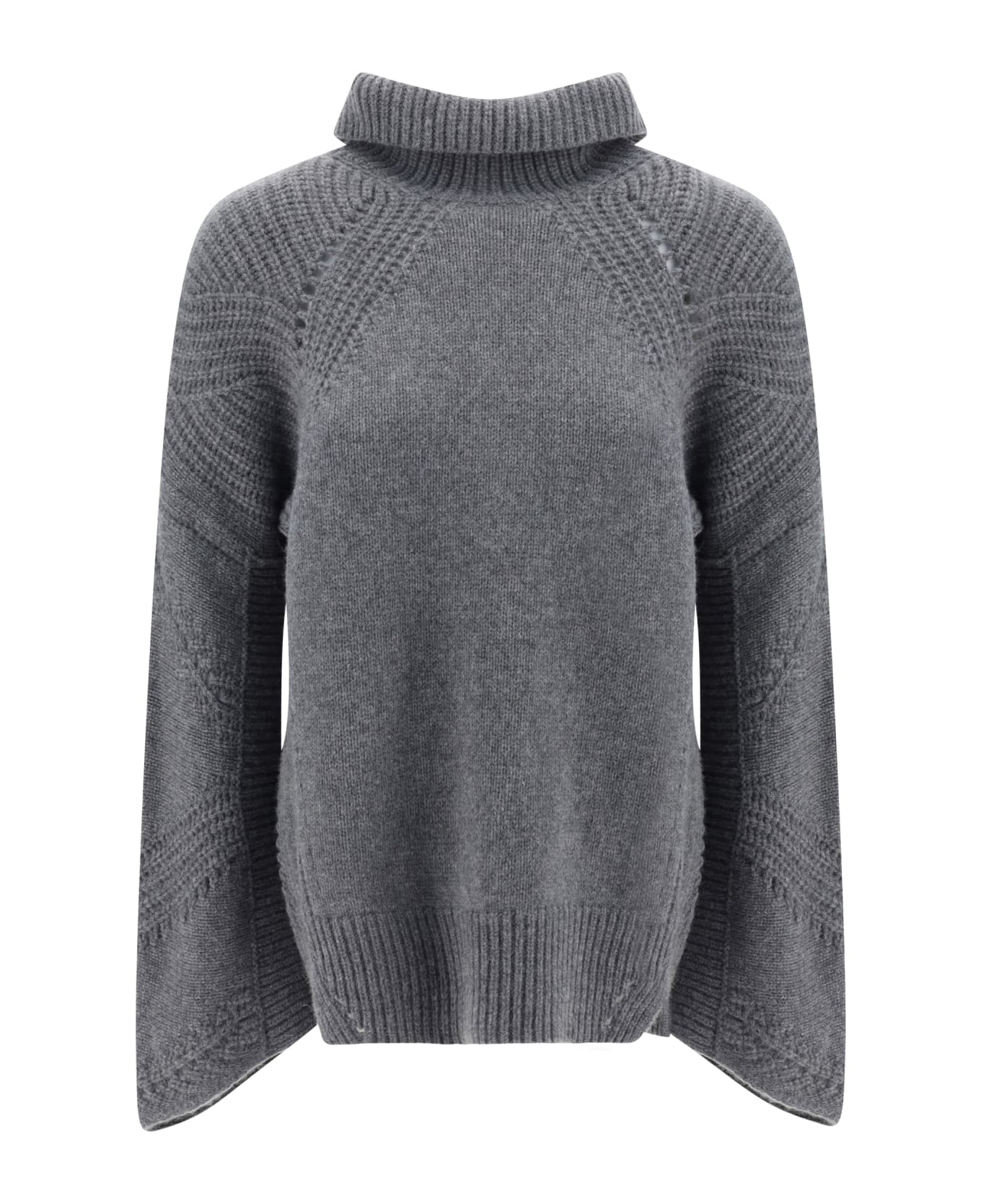 Ermanno Scervino Turtleneck Sweater Sweater - ANTRACITE ニットウェア