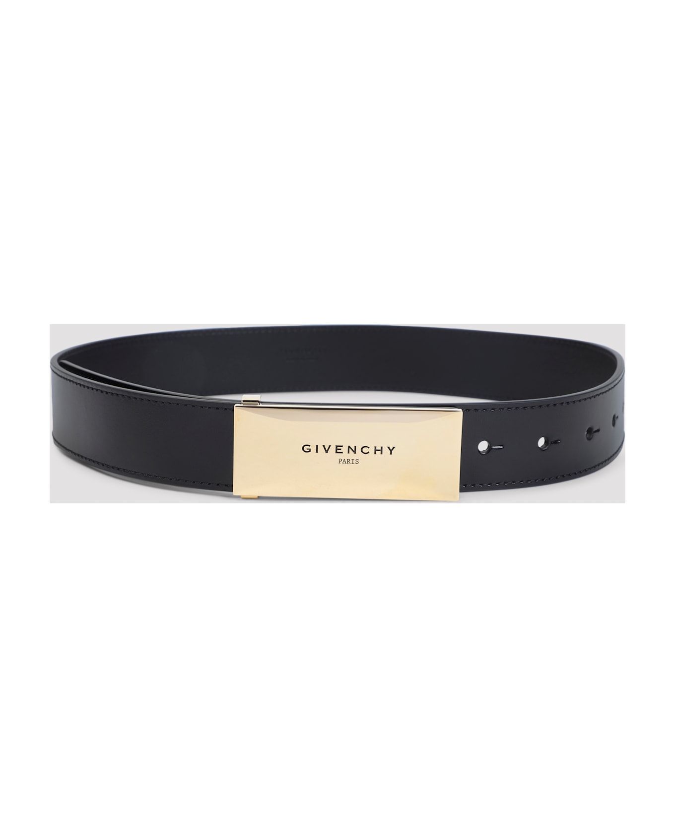 Givenchy Metal Plaque Belt - Black