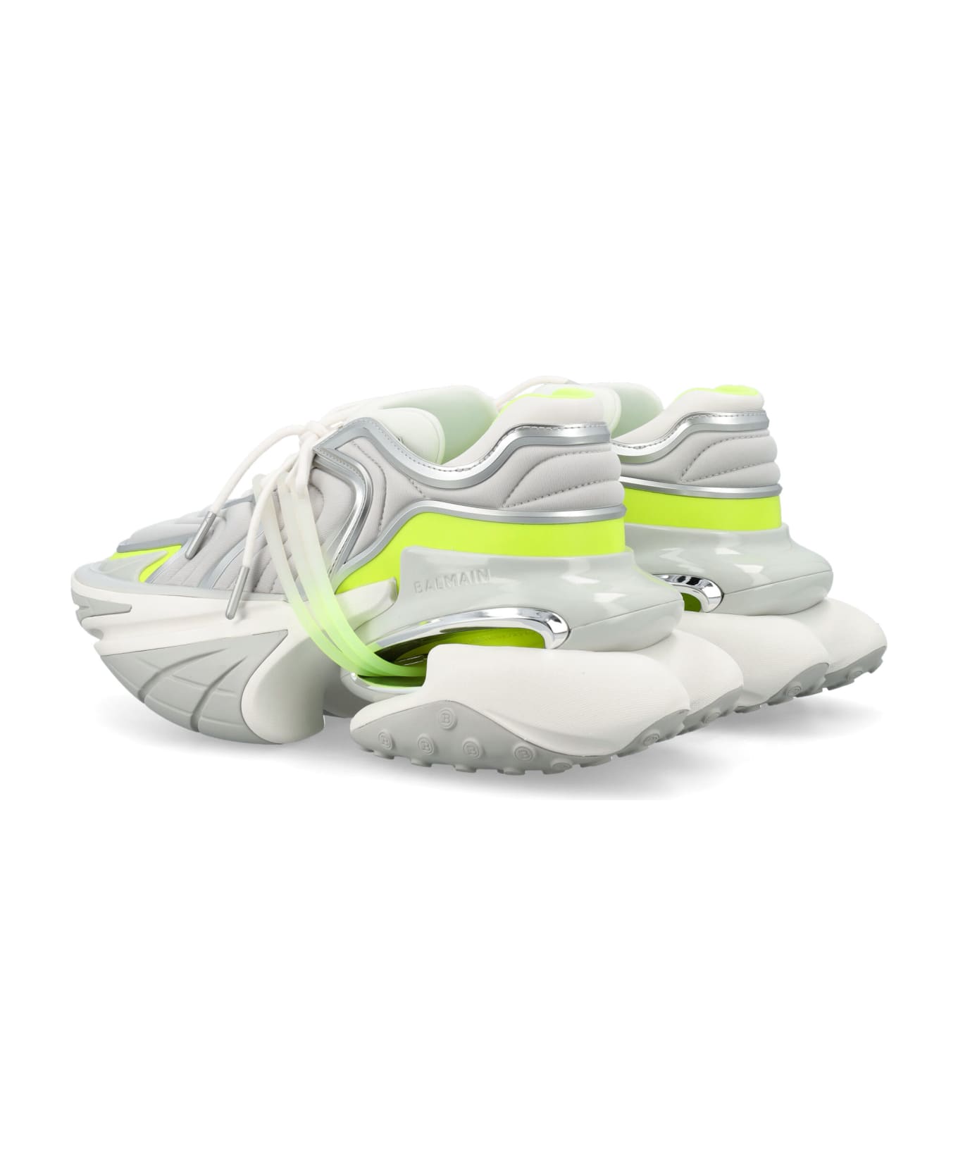 Balmain Unicorn Sneaker - GREY FLUO GREEN