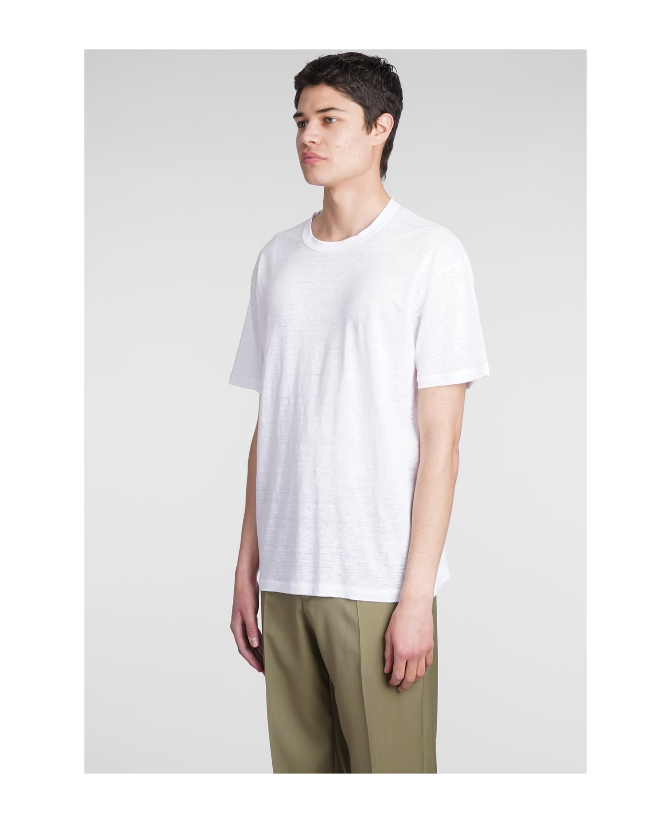 costumein T-shirt In White Linen シャツ