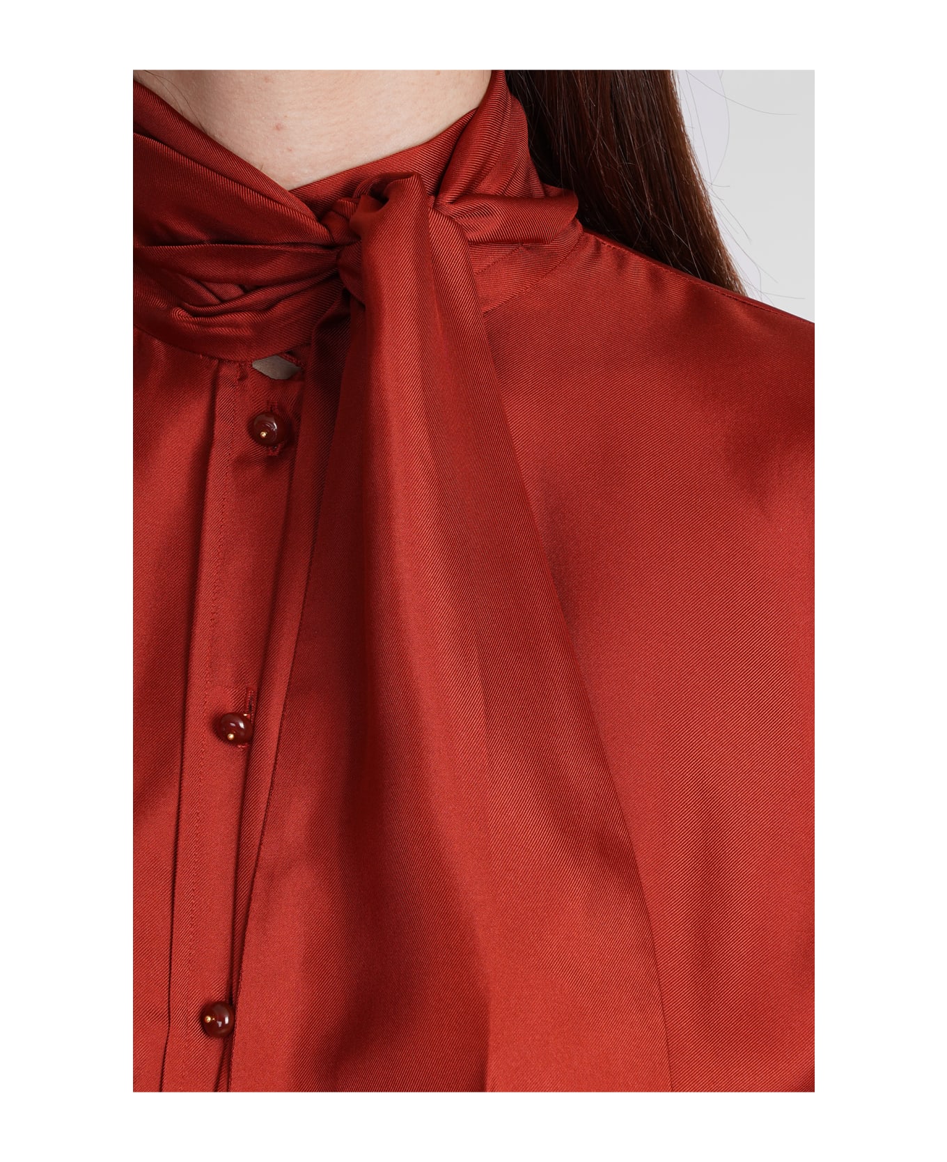Zimmermann Shirt In Red Silk