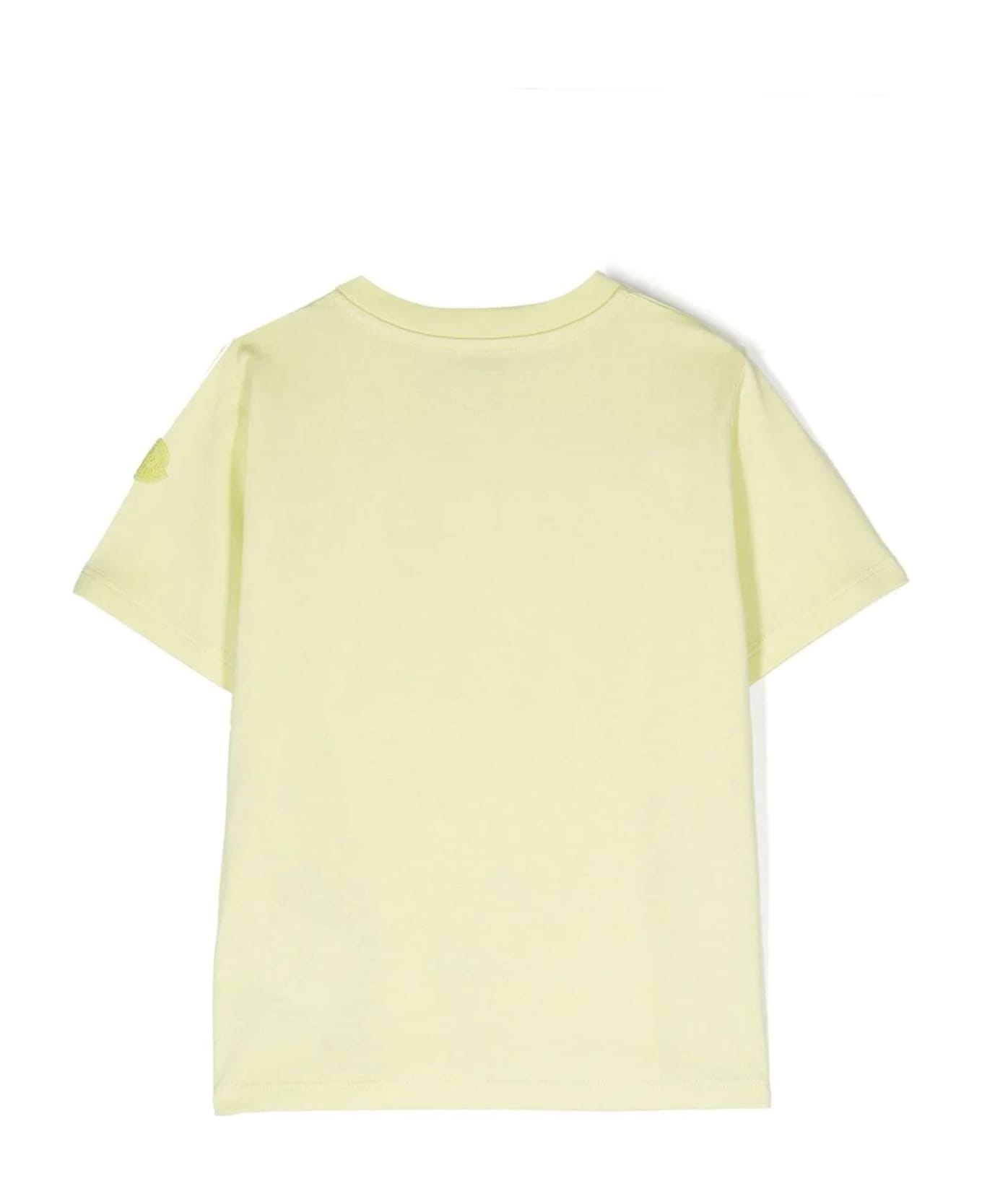 Moncler Yellow Cotton Tshirt