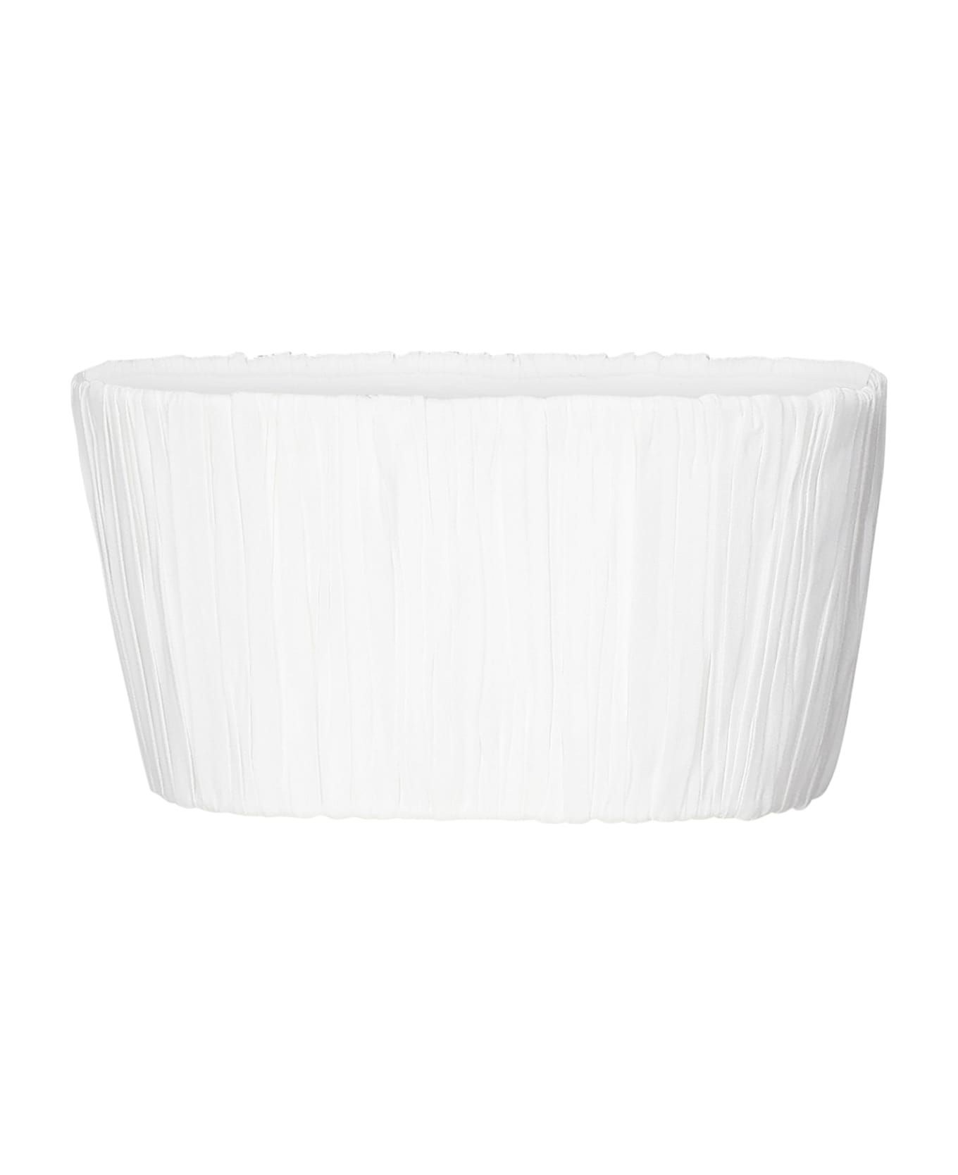Alaia Bralette In Georgette - White