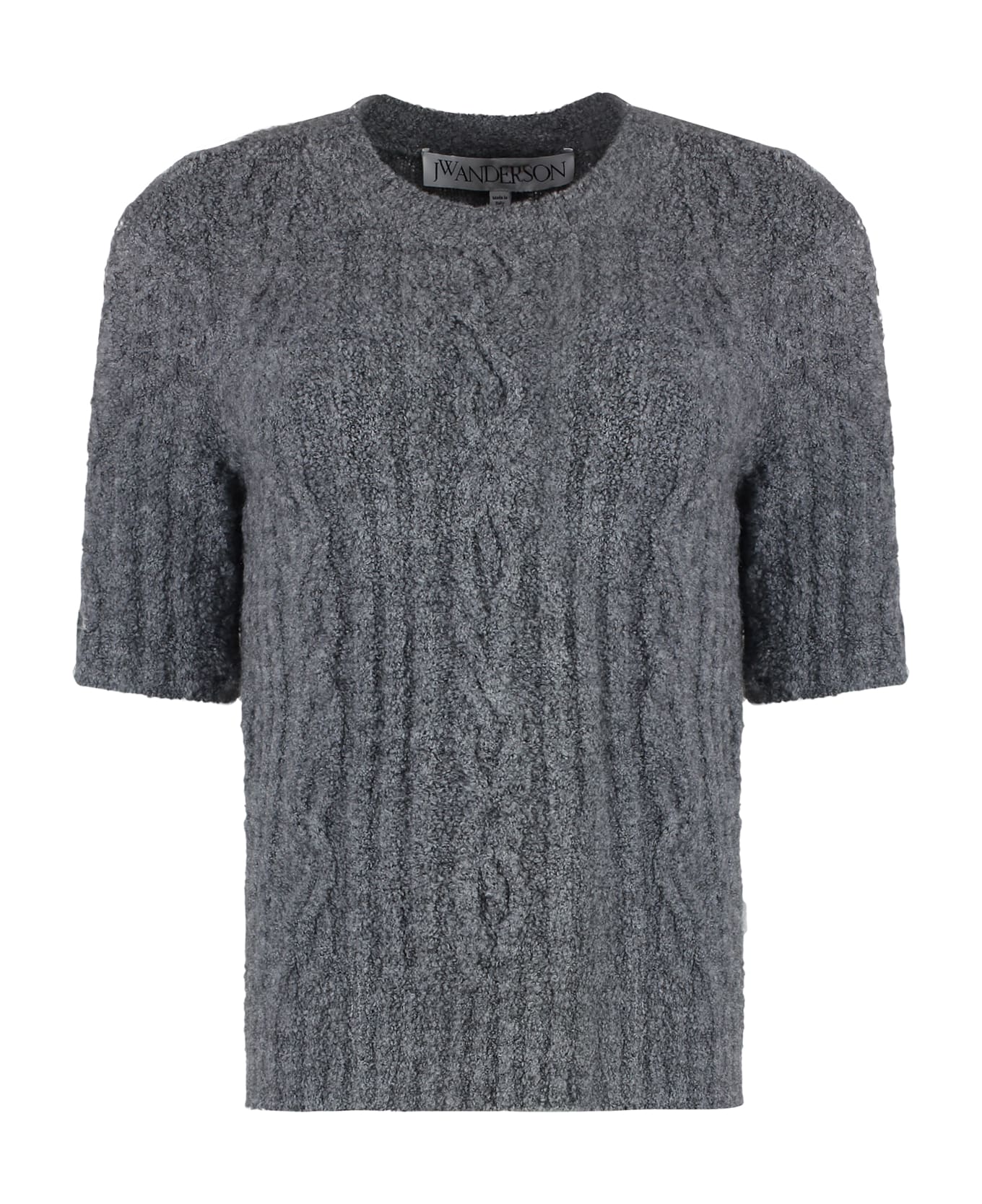 J.W. Anderson Short Sleeve Sweater - grey