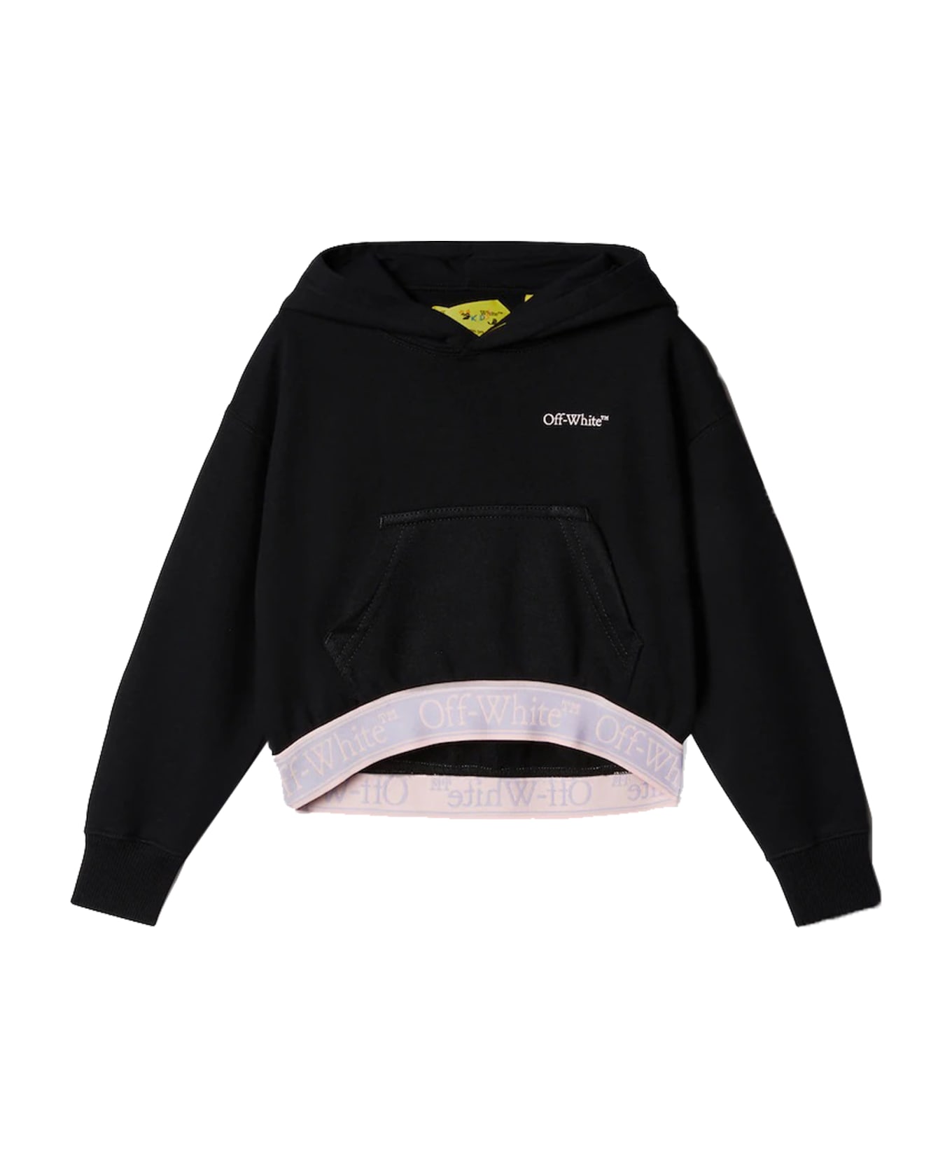 Off-White Hoodie With Bookish Logo - Back