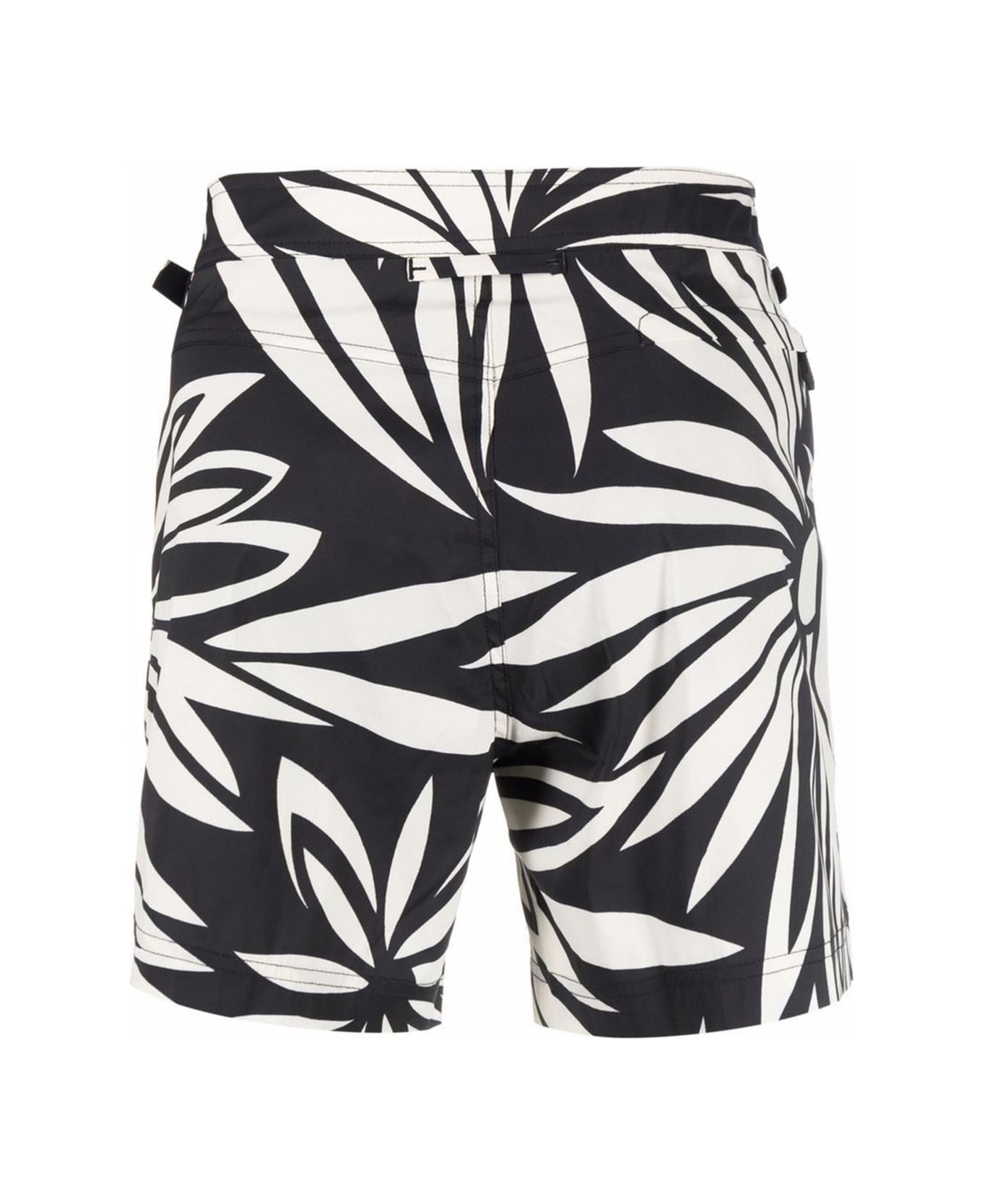 Tom Ford Printed Swim Shorts - Black