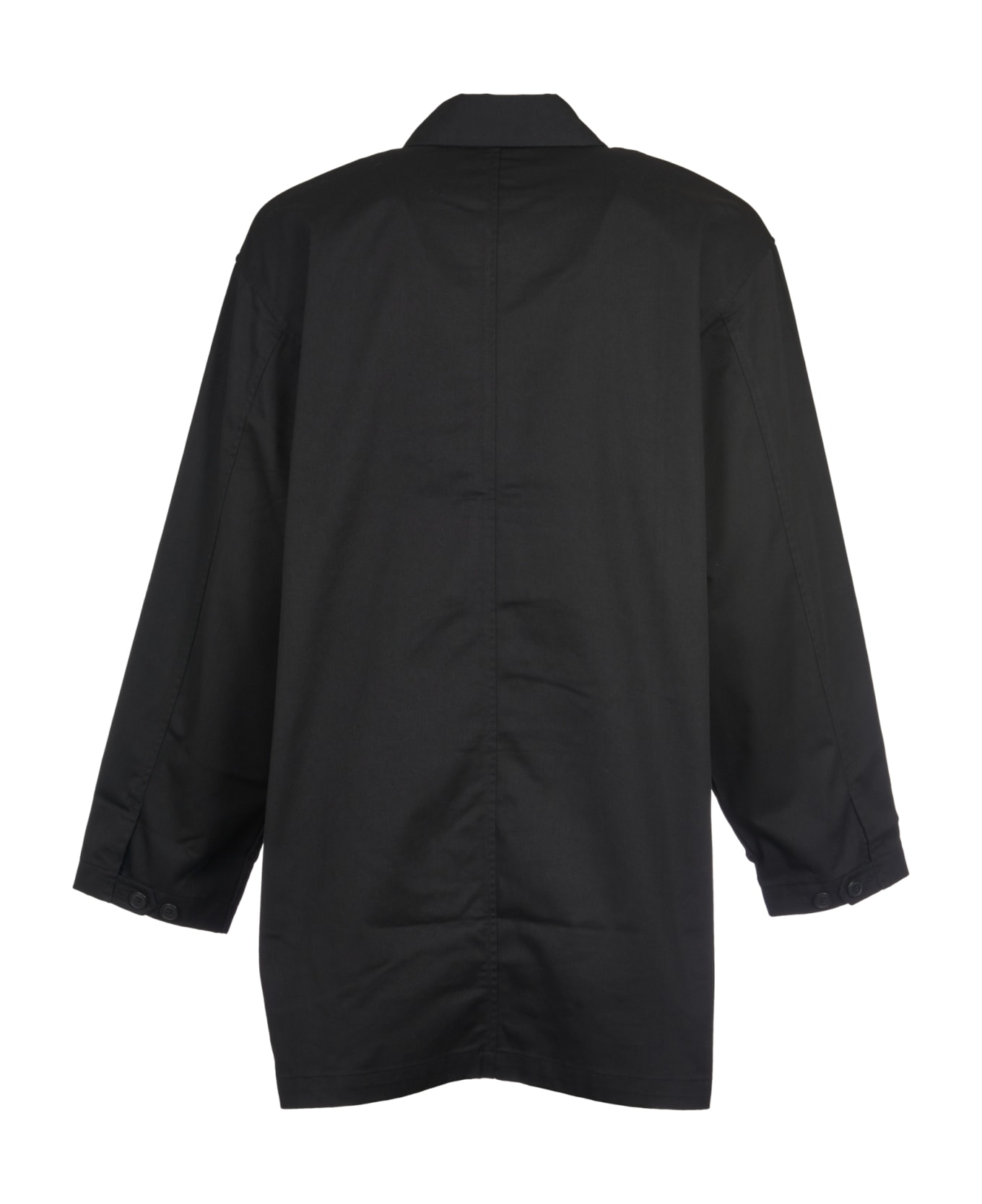 Carhartt Straight Buttoned Jacket - Black シャツ