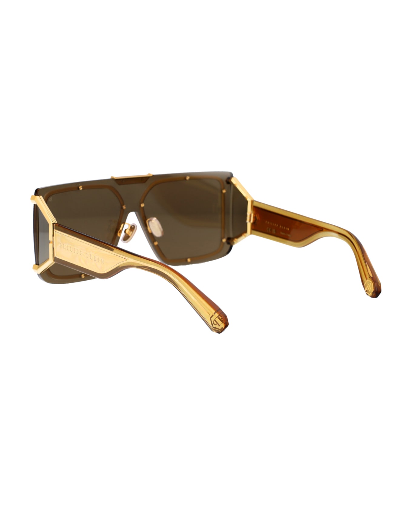 Philipp Plein Spp096m Sunglasses - 400G GOLD サングラス