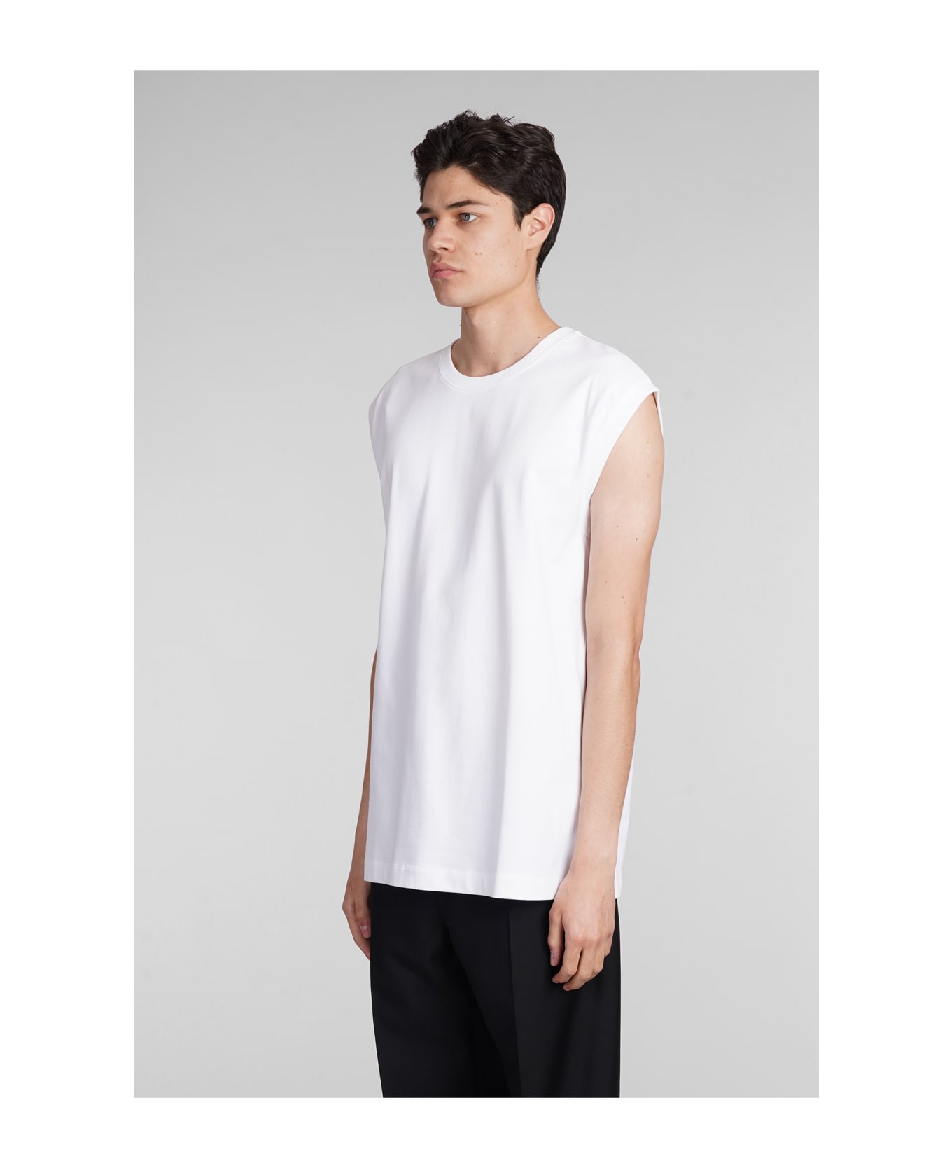 Helmut Lang Tank Top In White Cotton - white シャツ