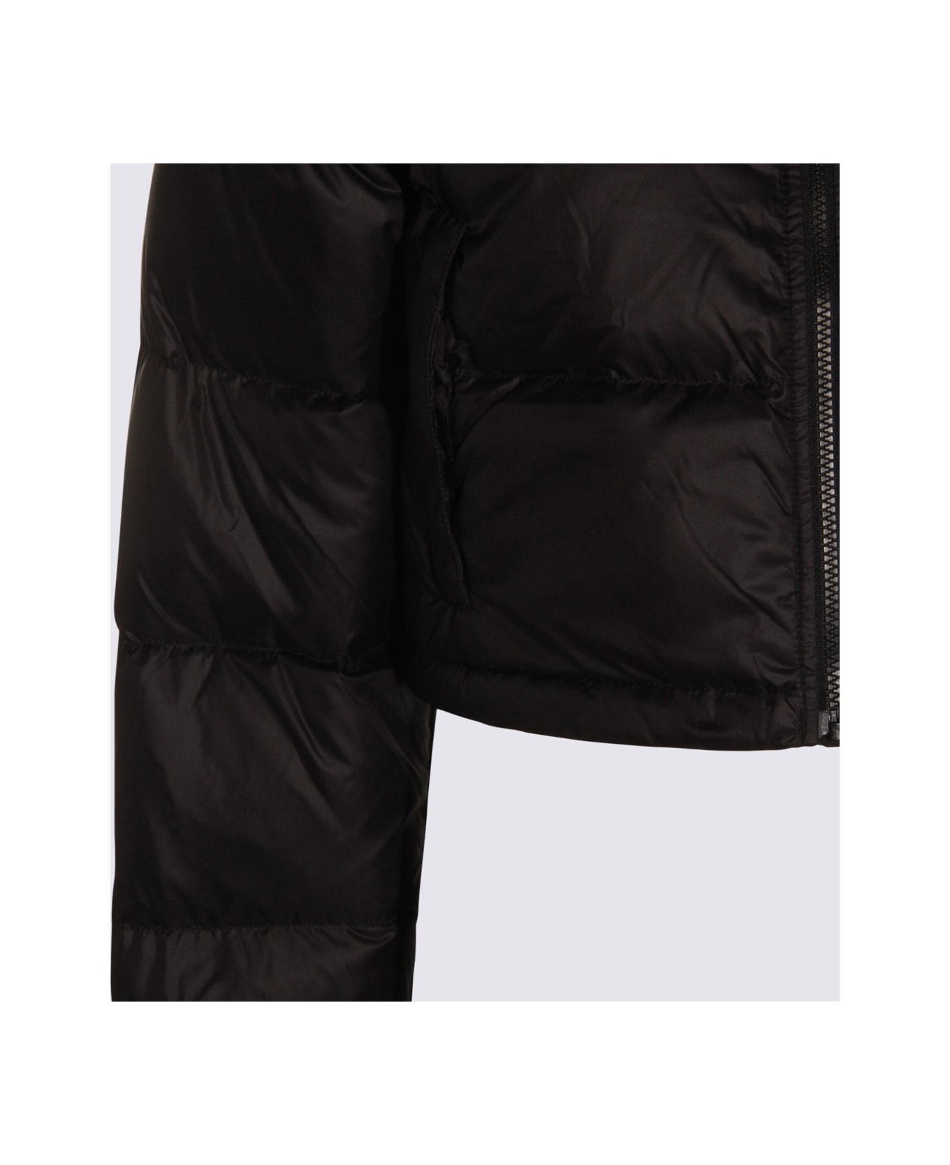 The North Face Black Nylon Down Jacket - Black
