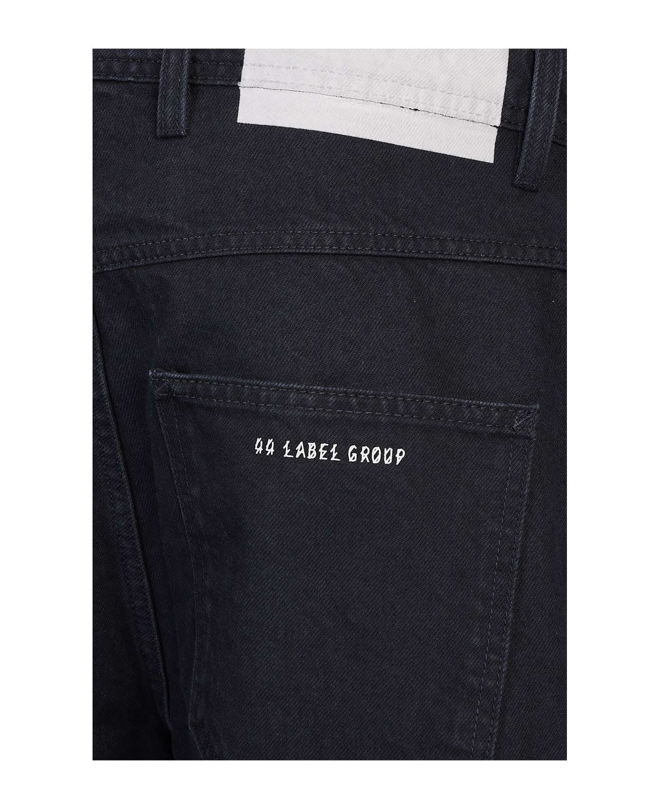 44 Label Group Pappas Jeans In Black Cotton - black